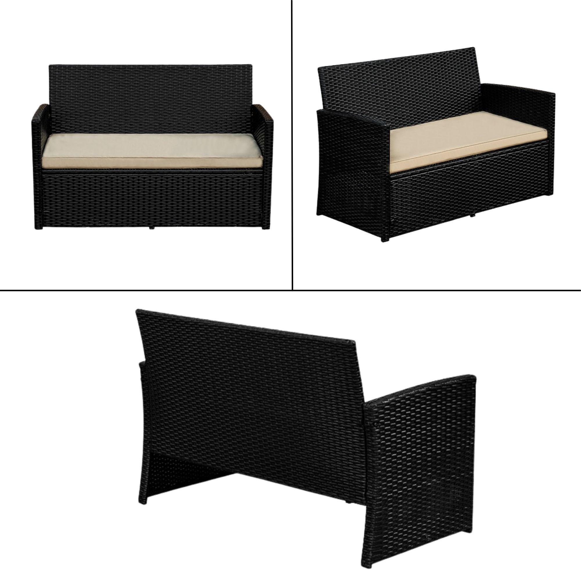 Juego de living Terraza Honolulu Beige 4 Personas -4