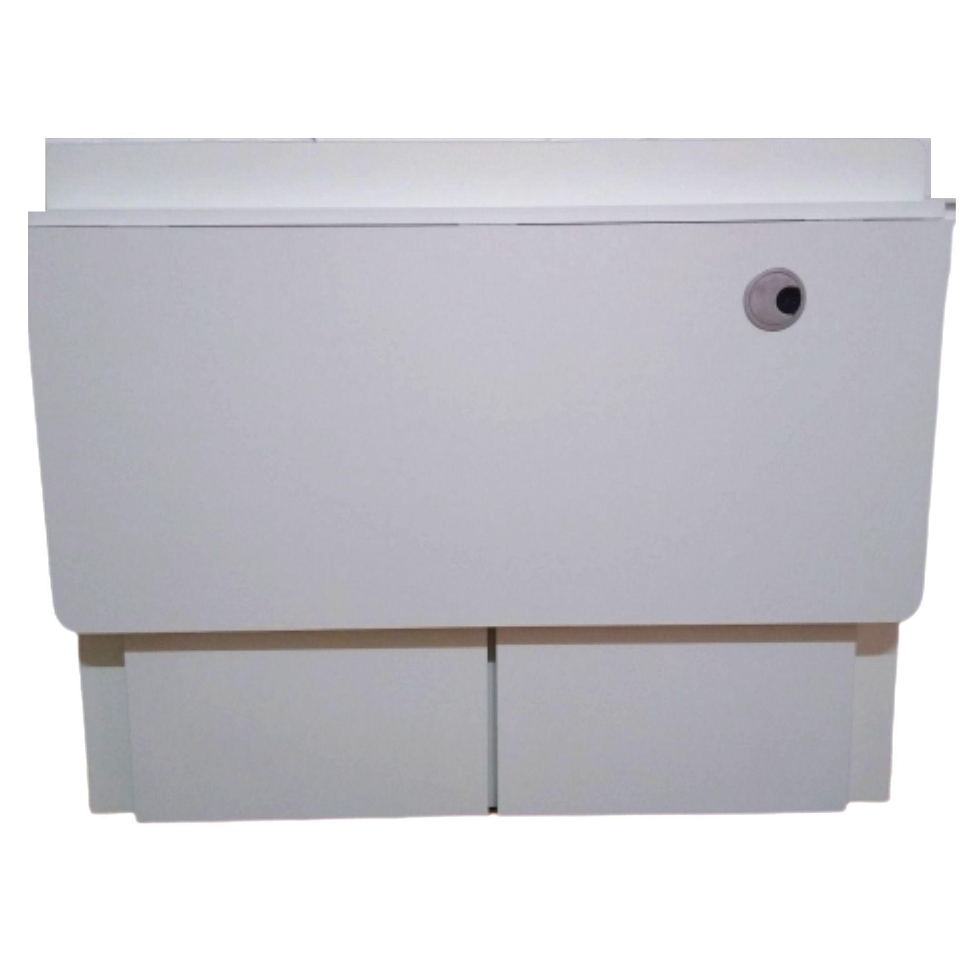 Escritorio plegable 100 cm Blanco-2