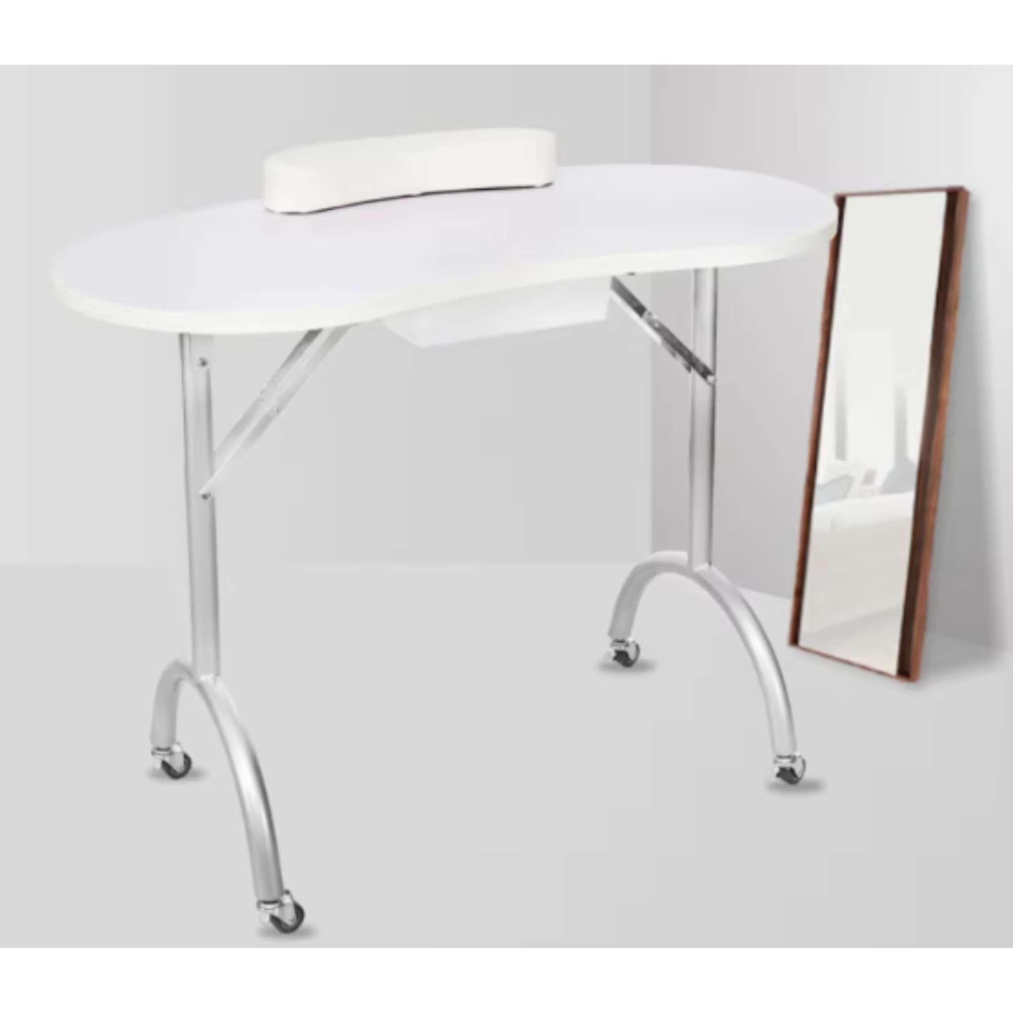 Mesa plegable para manicura salón de belleza-5