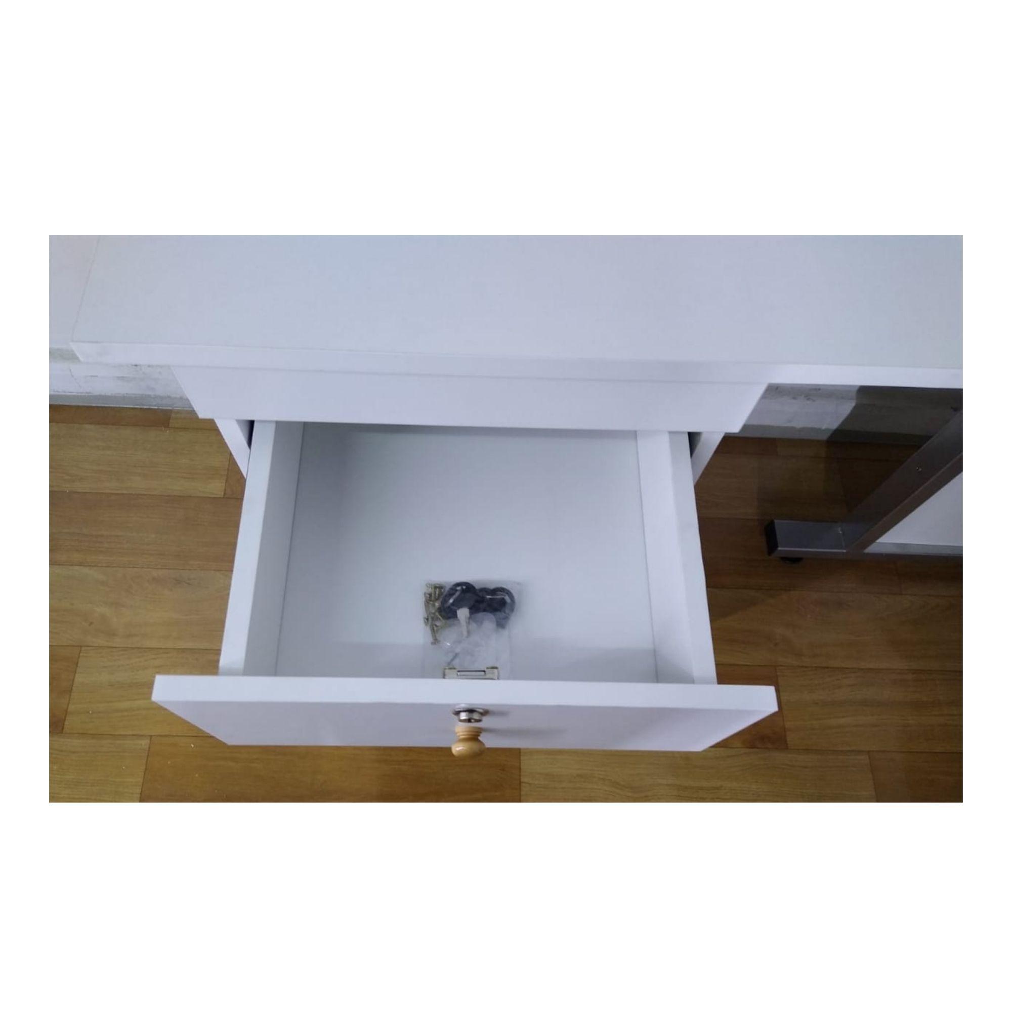 Escritorio ejecutivo en L BLANCO-4