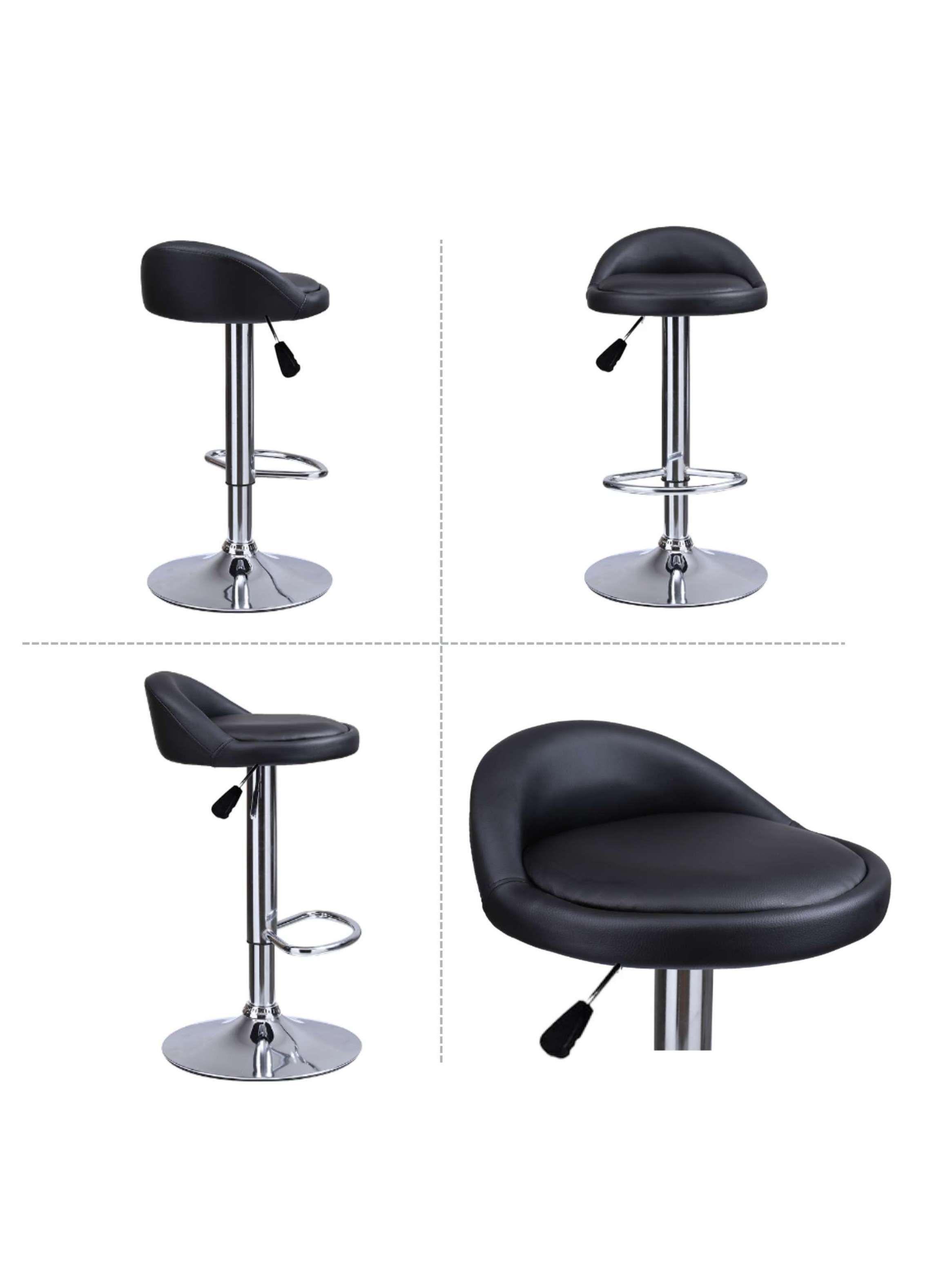 Piso Bar taburete PARIS negro PACK X4-4