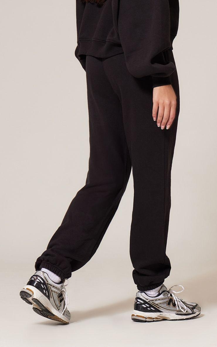 Pantalón Negro Puño Algodón-1