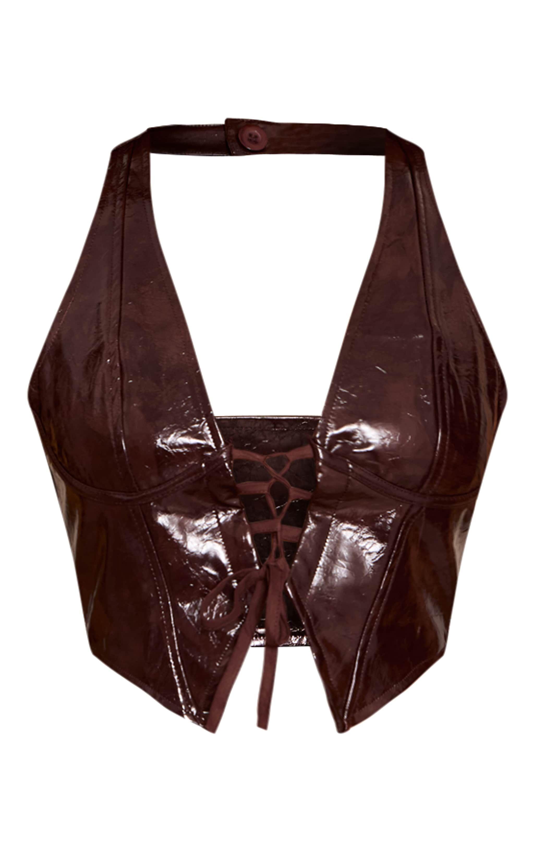 Corset Halter Chocolate-4