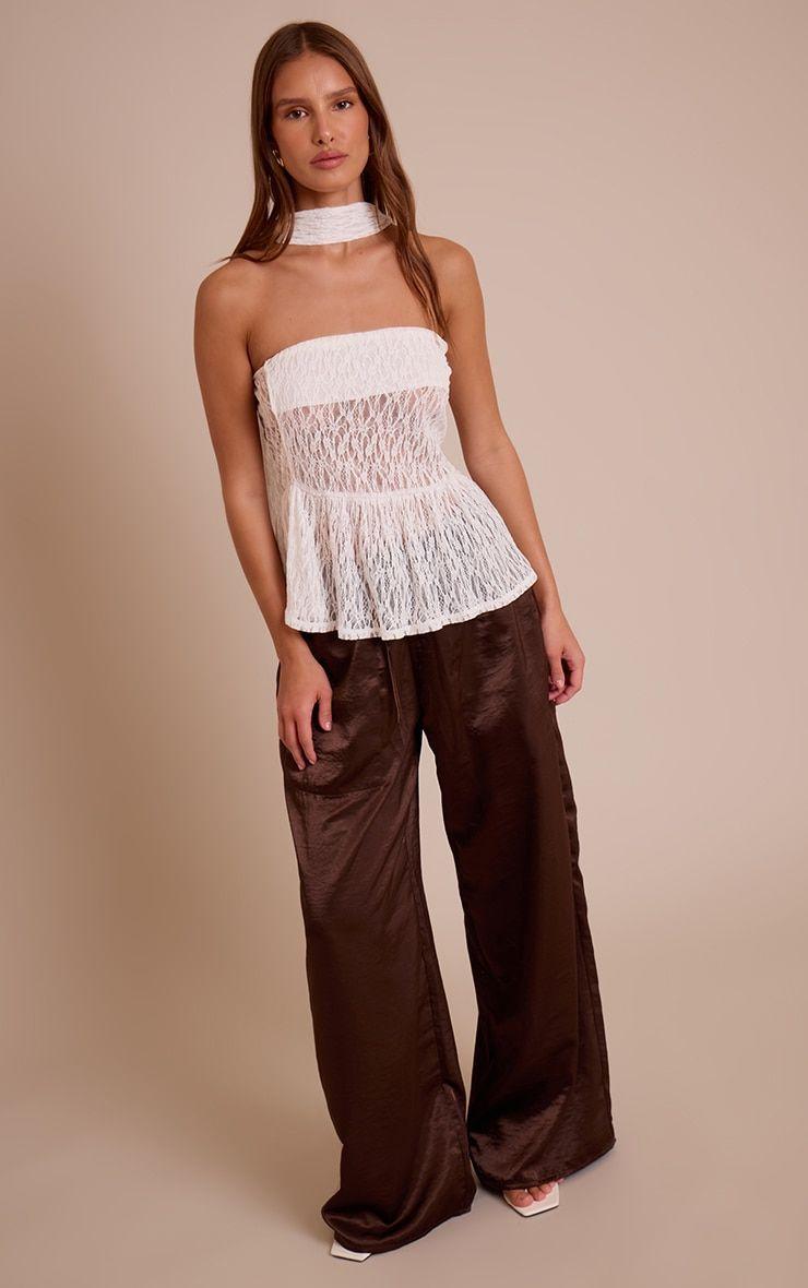 Top Cami Encaje Crema-2