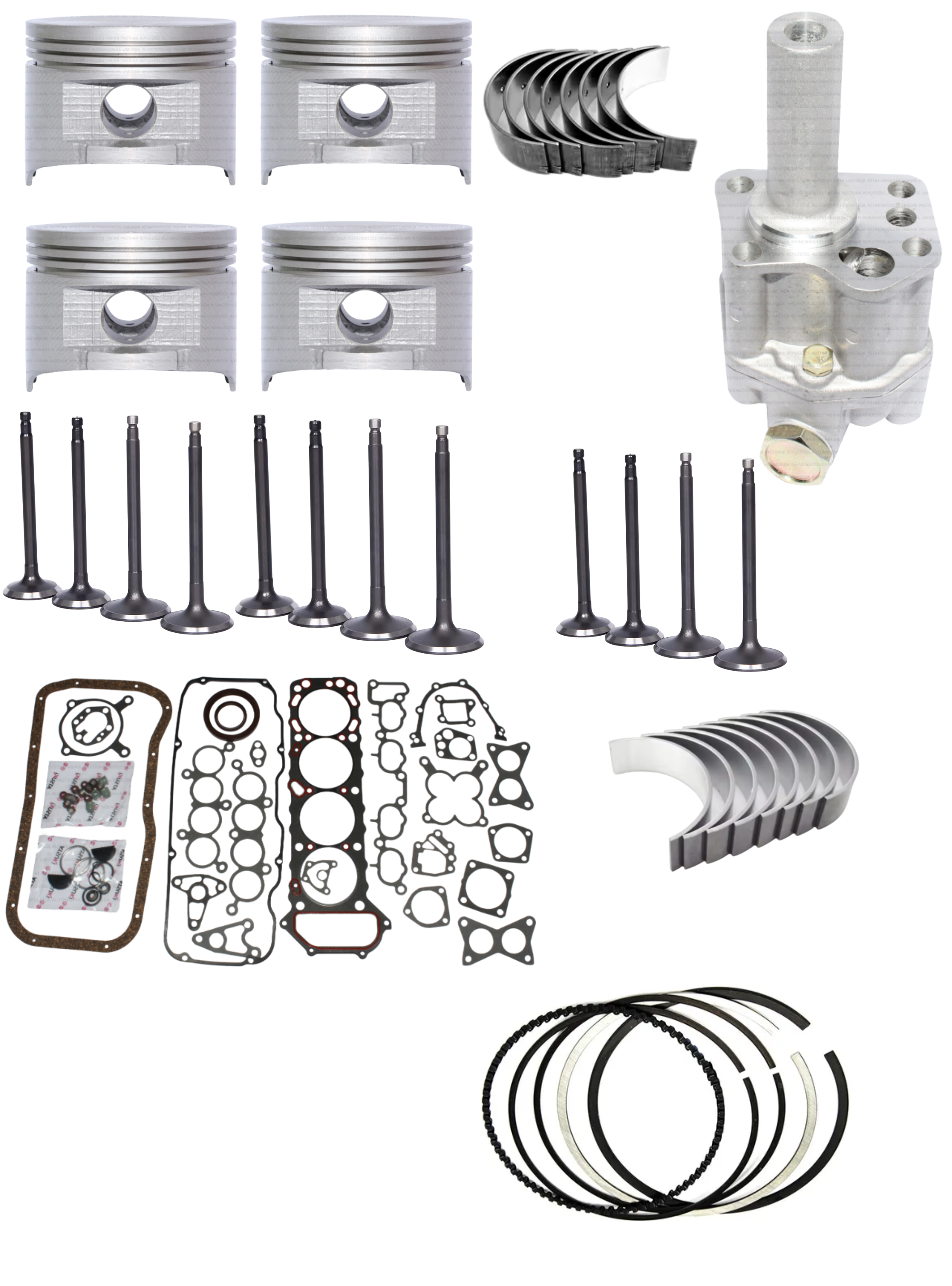 Kit Ajuste De Motor Std Nissan D21 1994-2010-2
