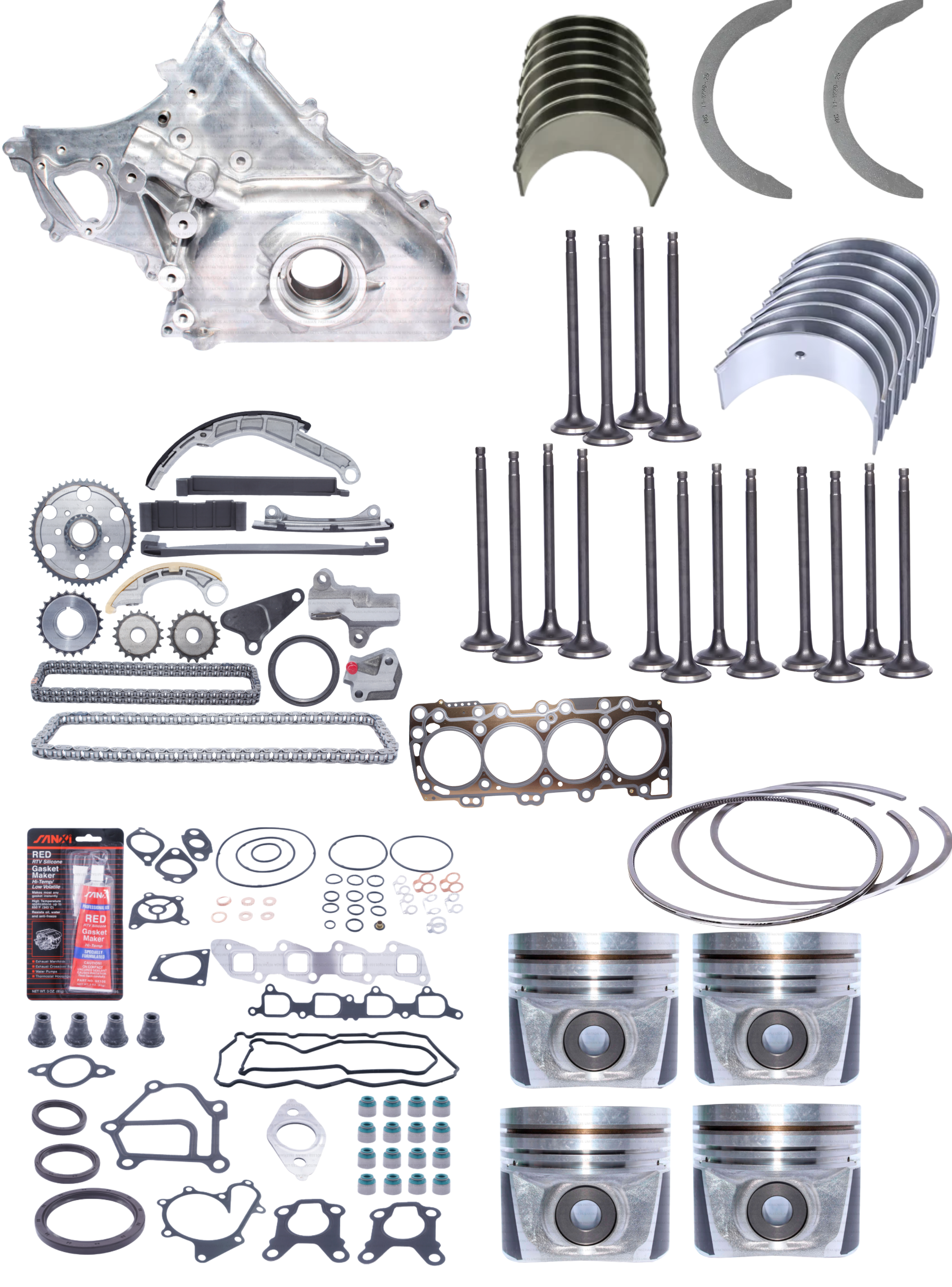 Kit Ajuste De Motor STD Nissan Navara 2.5 2007-2013-2
