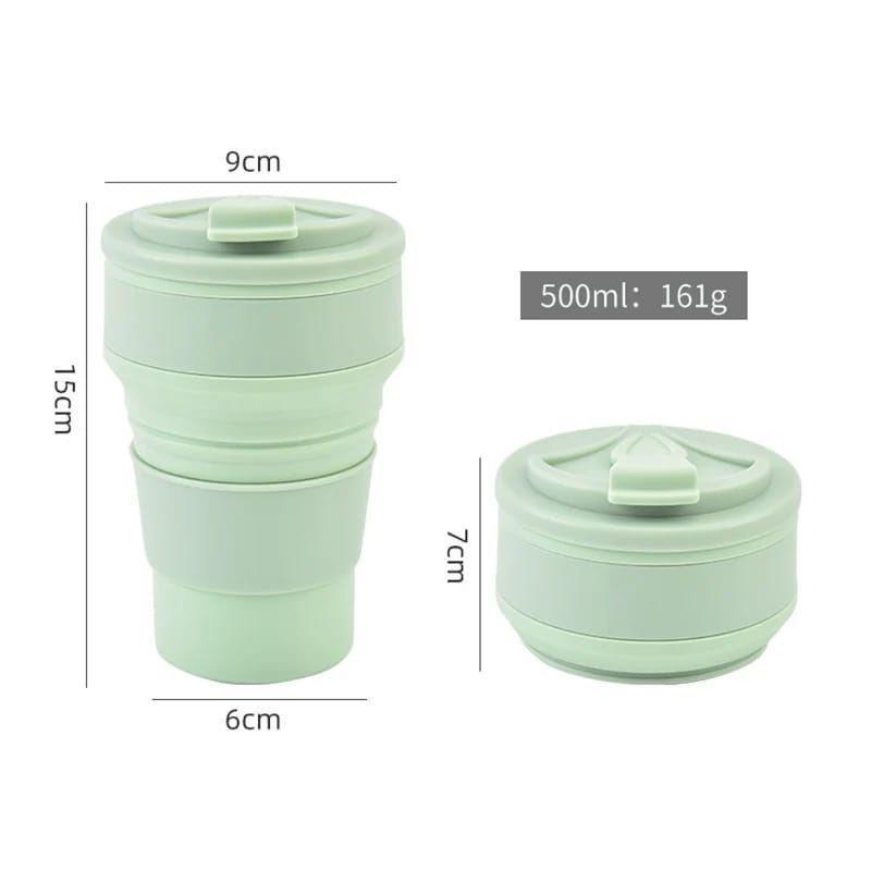 VASO MUG SILICONA NEGRO LIBRE DE BPA 500ml-3