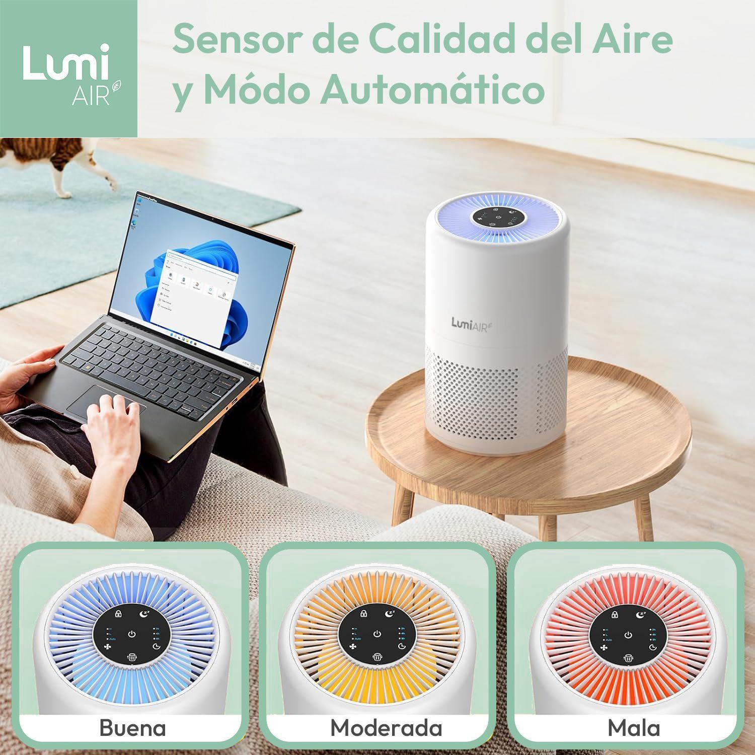 LumiAIR Gregal - Purificador de aire HEPA-4