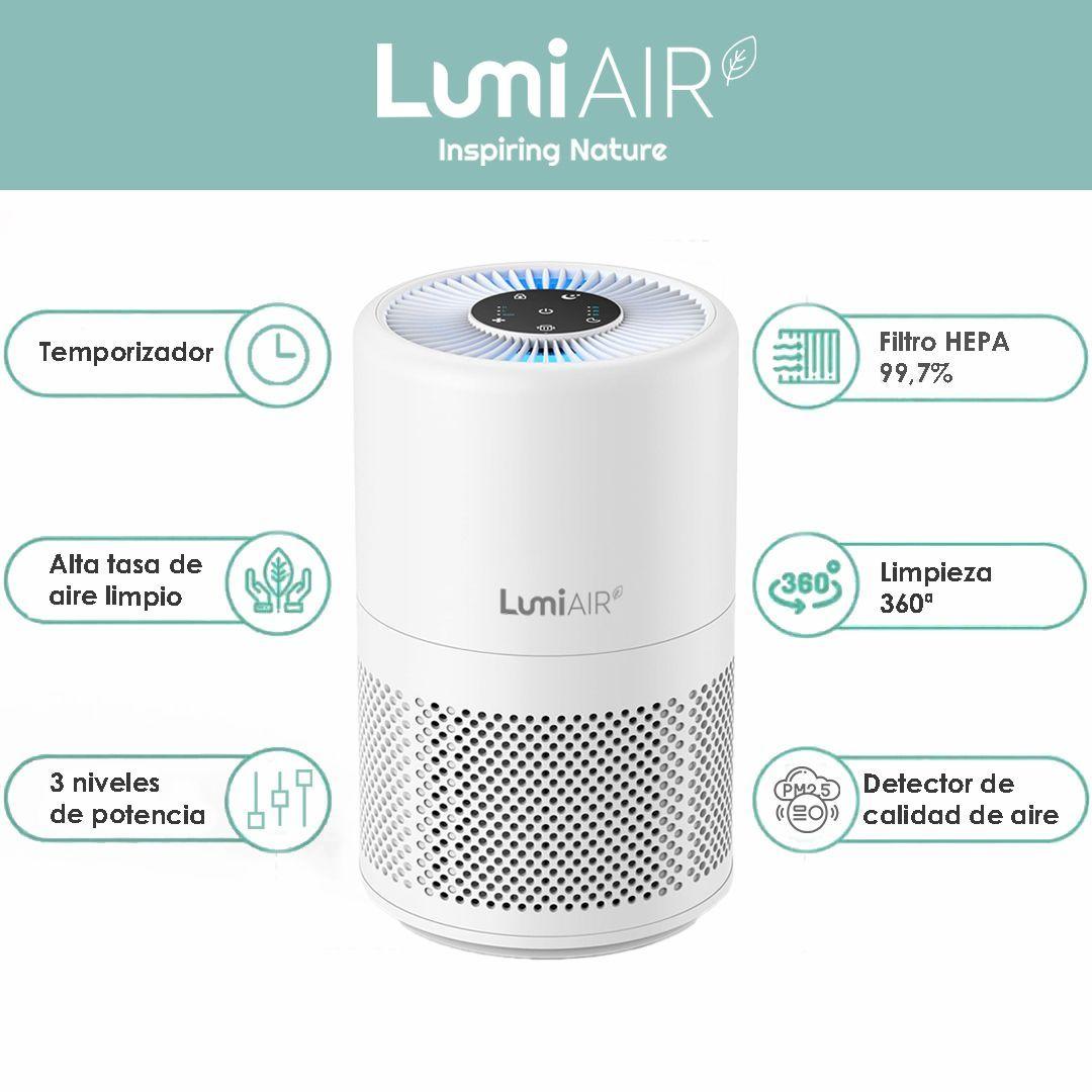 LumiAIR Gregal - Purificador de aire HEPA-5