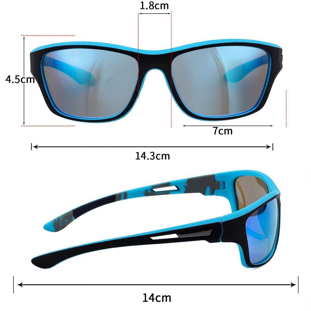 Polasup gafas lentes sol polarizadas adecuadas para trabajar hacer senderismo correr practicar uv400-5