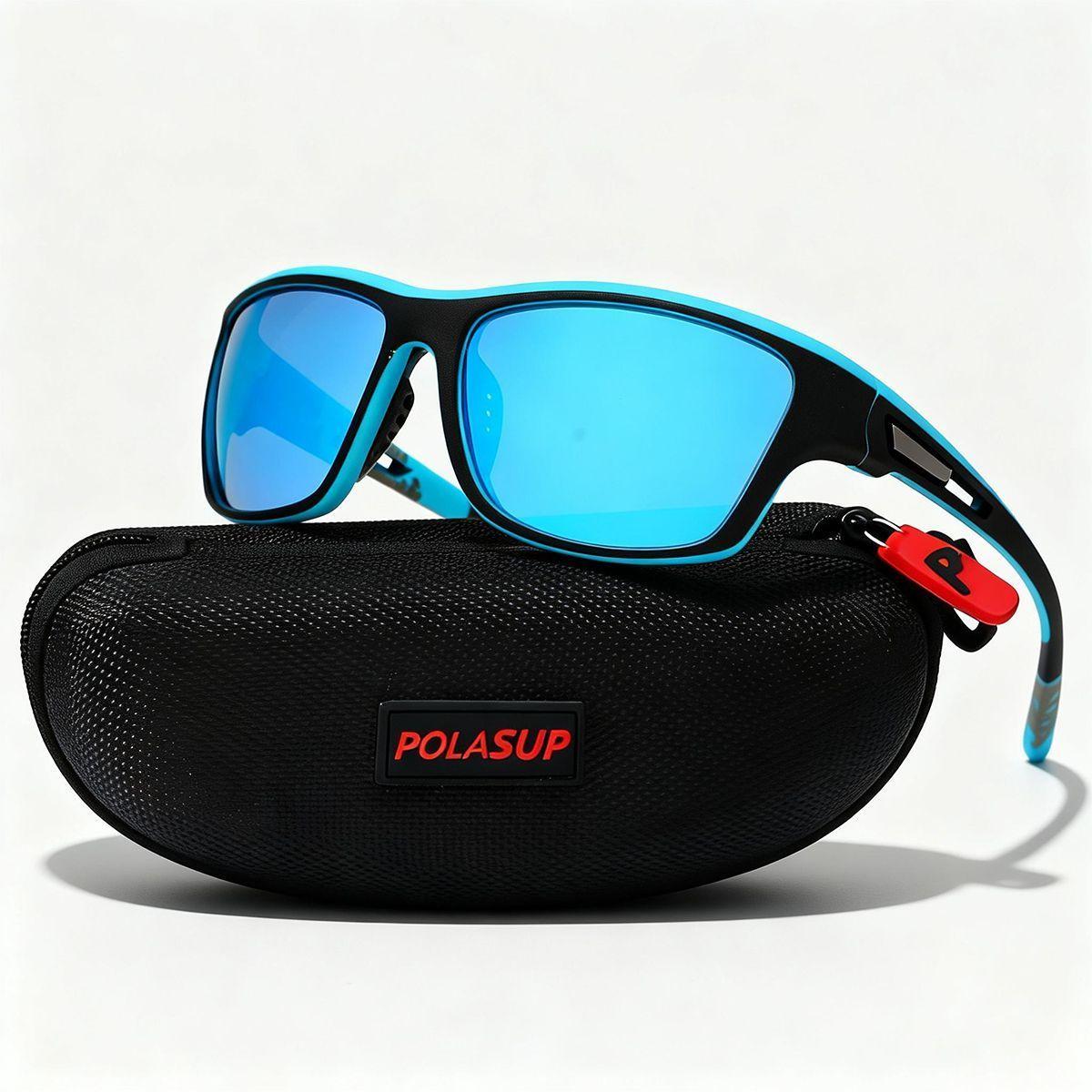 Polasup gafas lentes sol polarizadas adecuadas para trabajar hacer senderismo correr practicar uv400-6