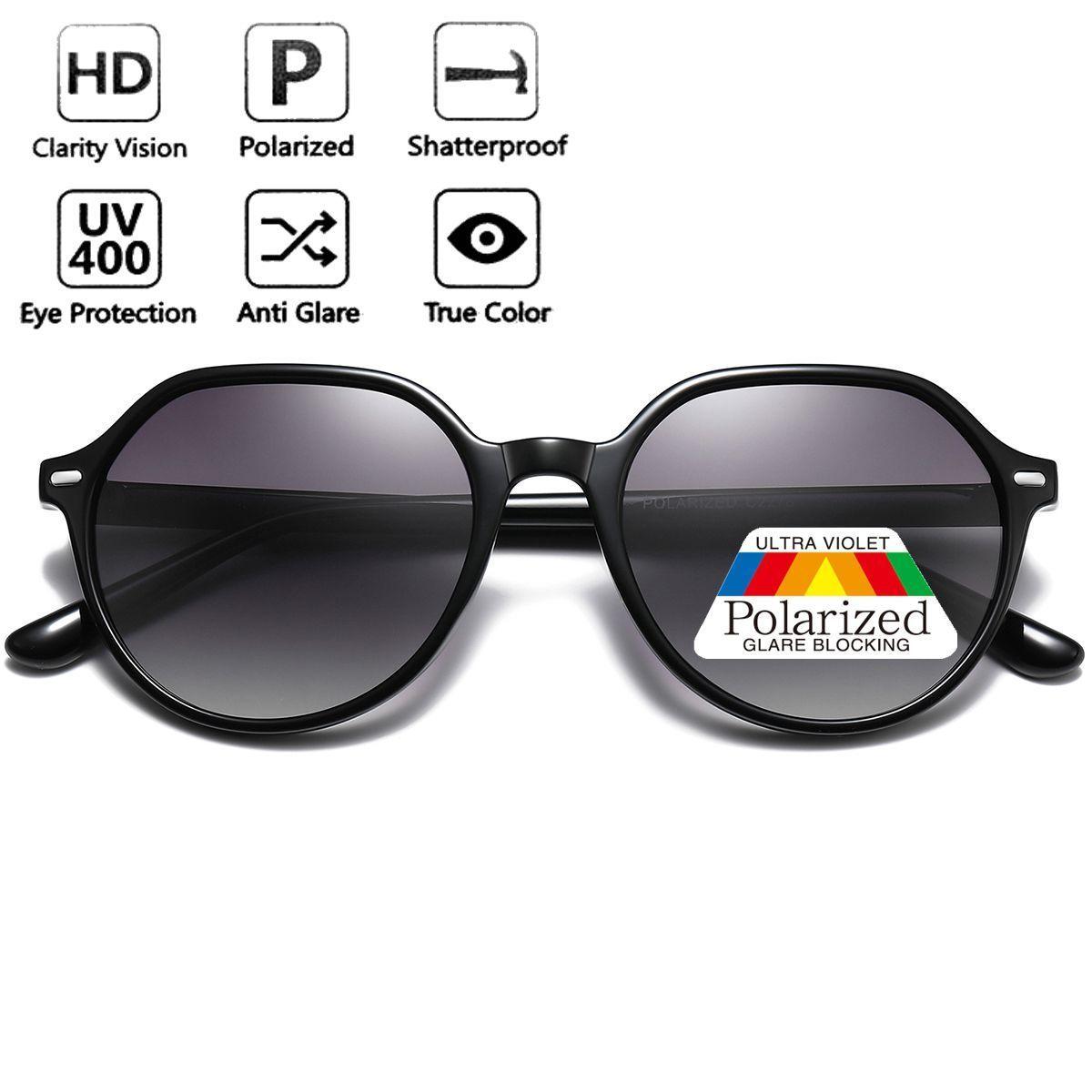 POLASUP LENTES DE SOL Gafas de sol polarizadas cl sicas elegantes de estilo retro y con protecci n-4