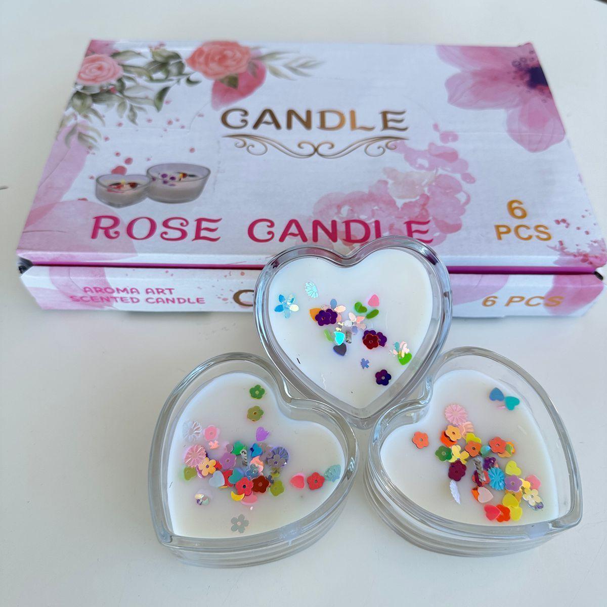 6 vasos puro Amar Arom ticas regalo perfecto perfumada Te amo-5