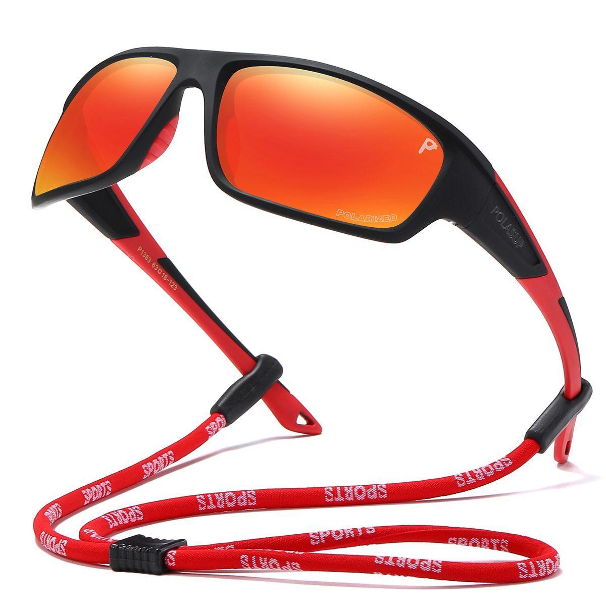 Polasup lentes sol polarizadas adecuadas trabajar hacer senderismo correr practicar deportes-0