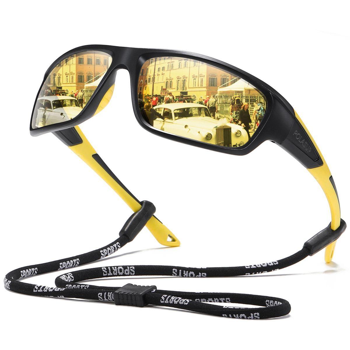 Polasup lentes sol polarizadas adecuadas trabajar hacer senderismo correr practicar deportes-0