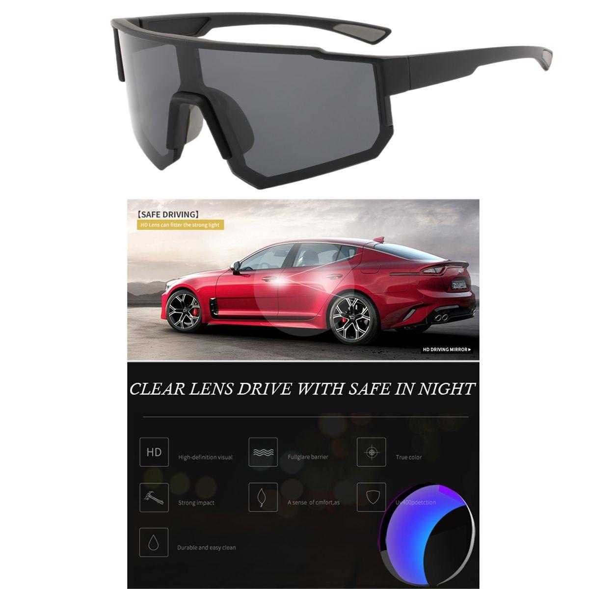 Polasup Lentes Gafas de sol adecuadas para conducir correr andar en bicicleta hacer senderismo UV400-2