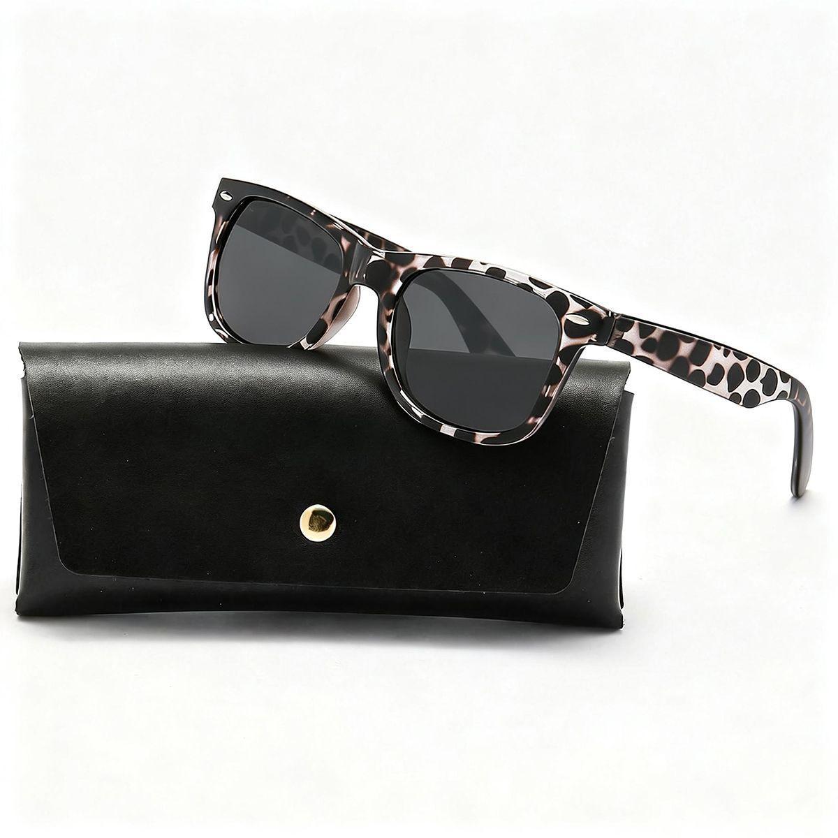 Polasup mujer lentes de sol moda clasica retro hombre gafas proteccion uv unisex con caja-0