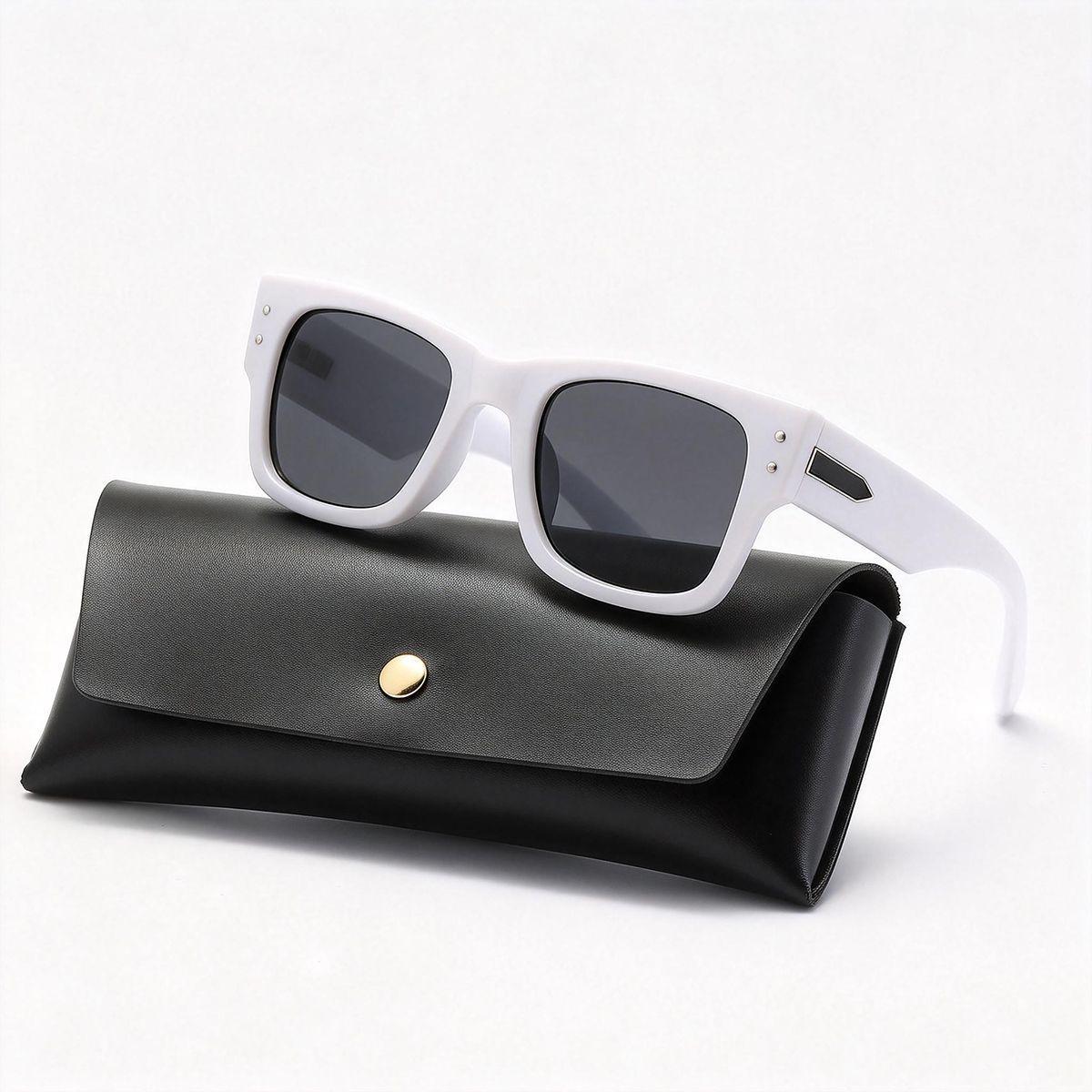 POLASUP hombre LENTES MODA UV400 Gafas de sol retro clasico unisex-0
