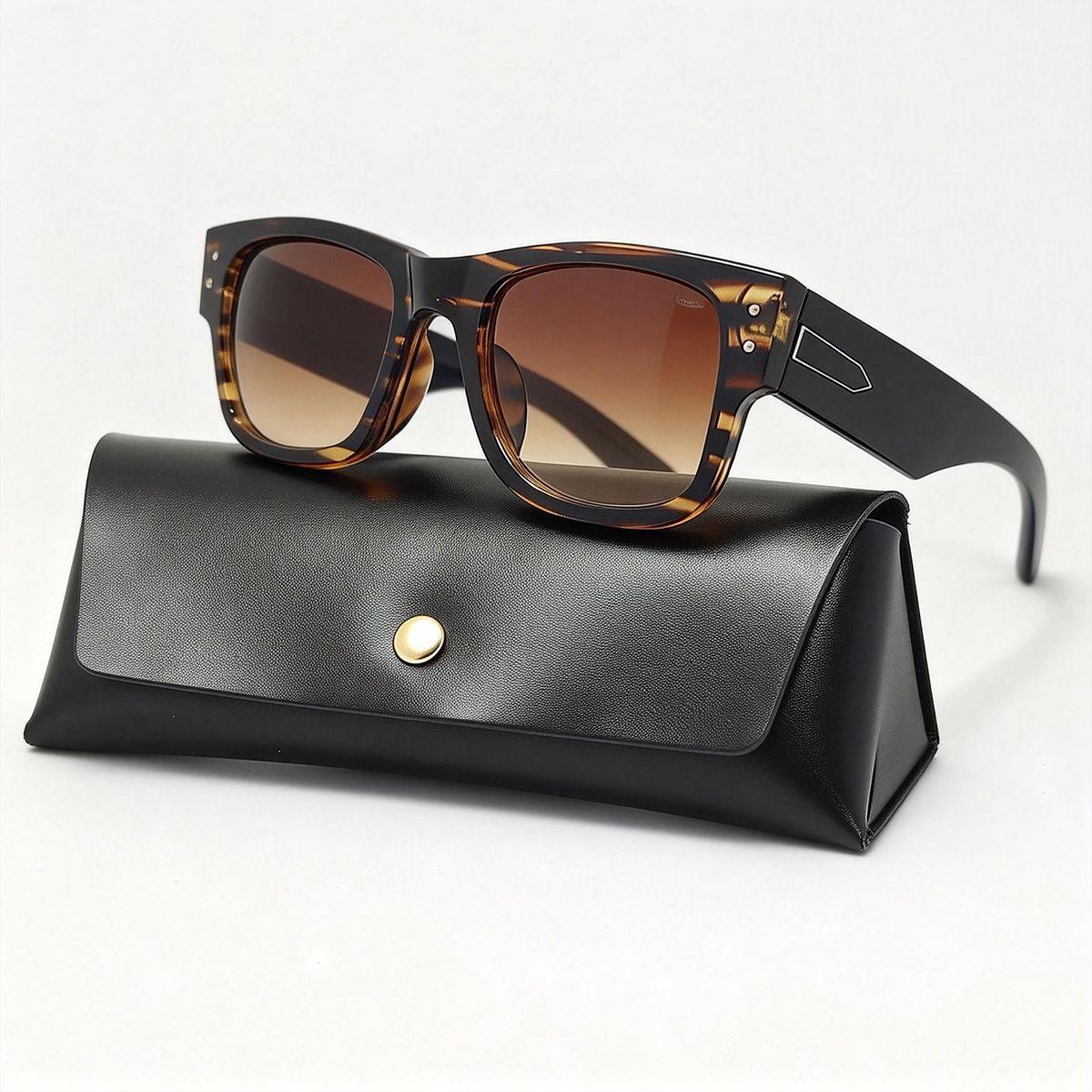POLASUP hombre LENTES MODA UV400 Gafas de sol retro clasico unisex-0