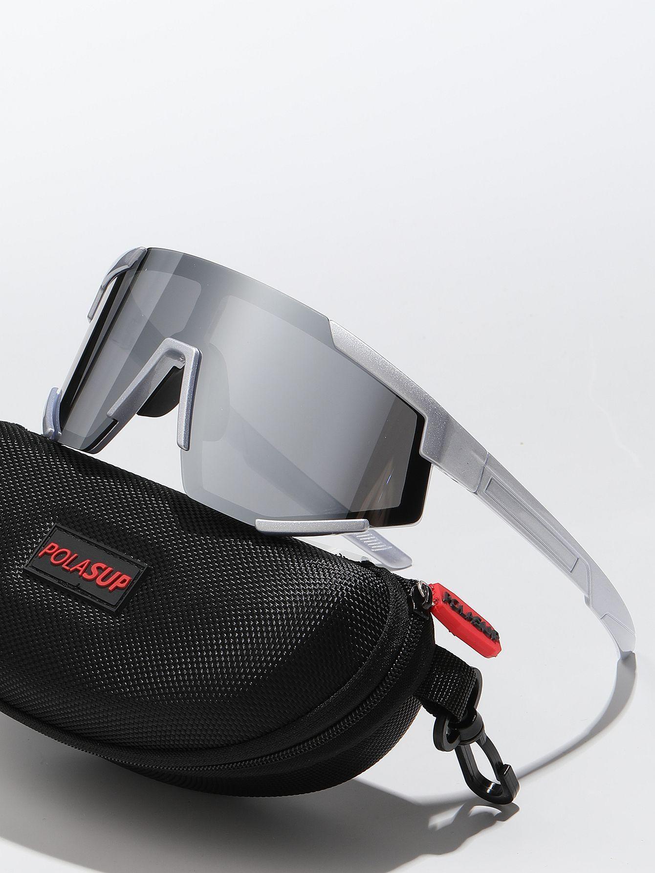 Polasup ciclismo Lentes sol mujer pesca y hombre correr unisex-0