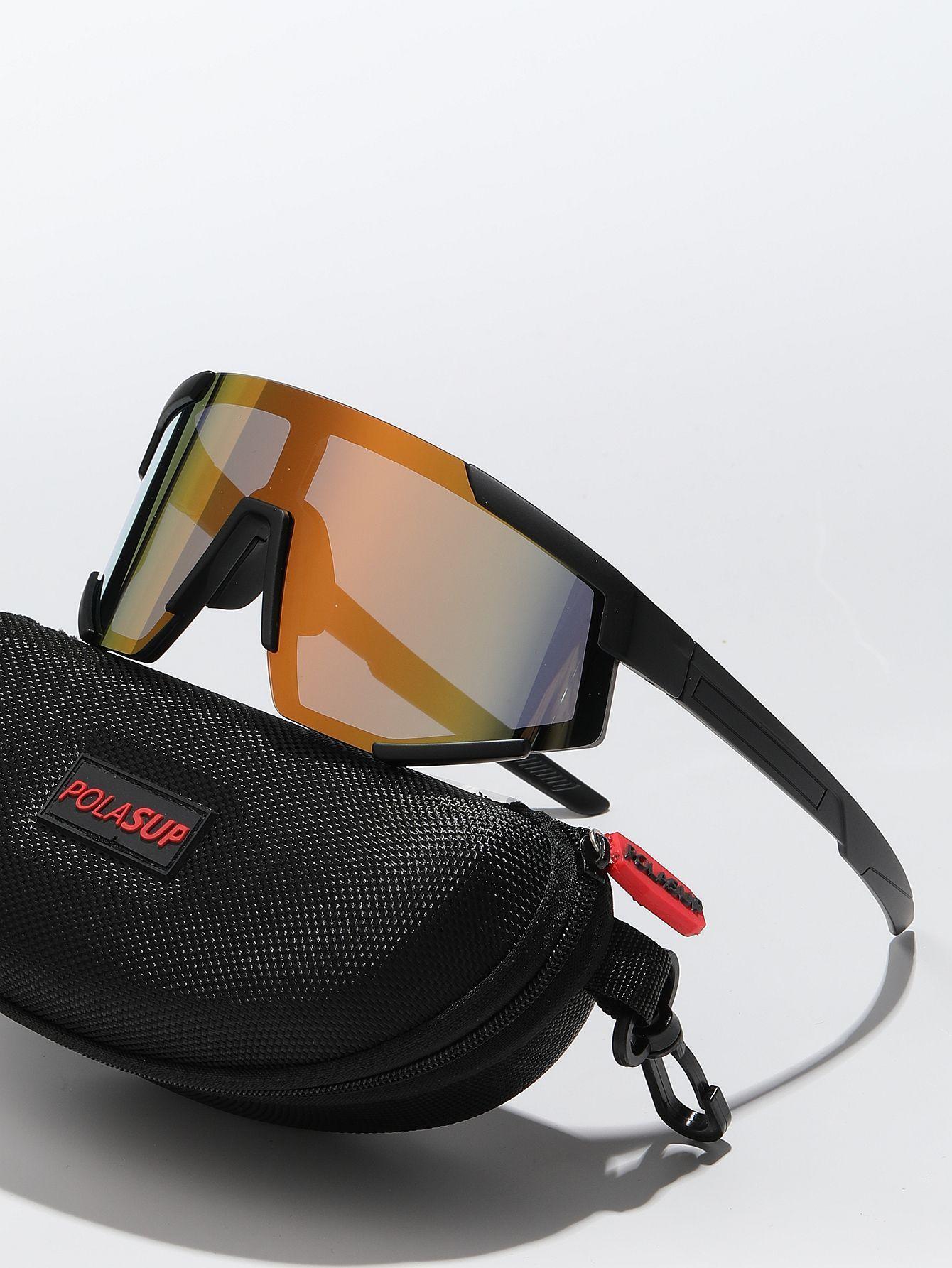 Polasup ciclismo Lentes sol mujer pesca y hombre correr unisex-0