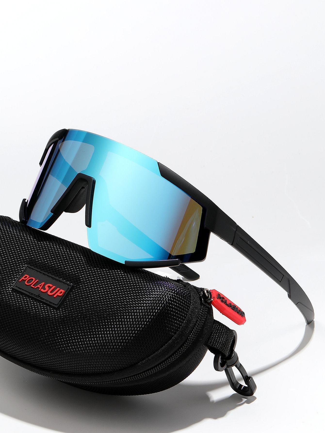 Polasup ciclismo Lentes sol mujer pesca y hombre correr unisex-0