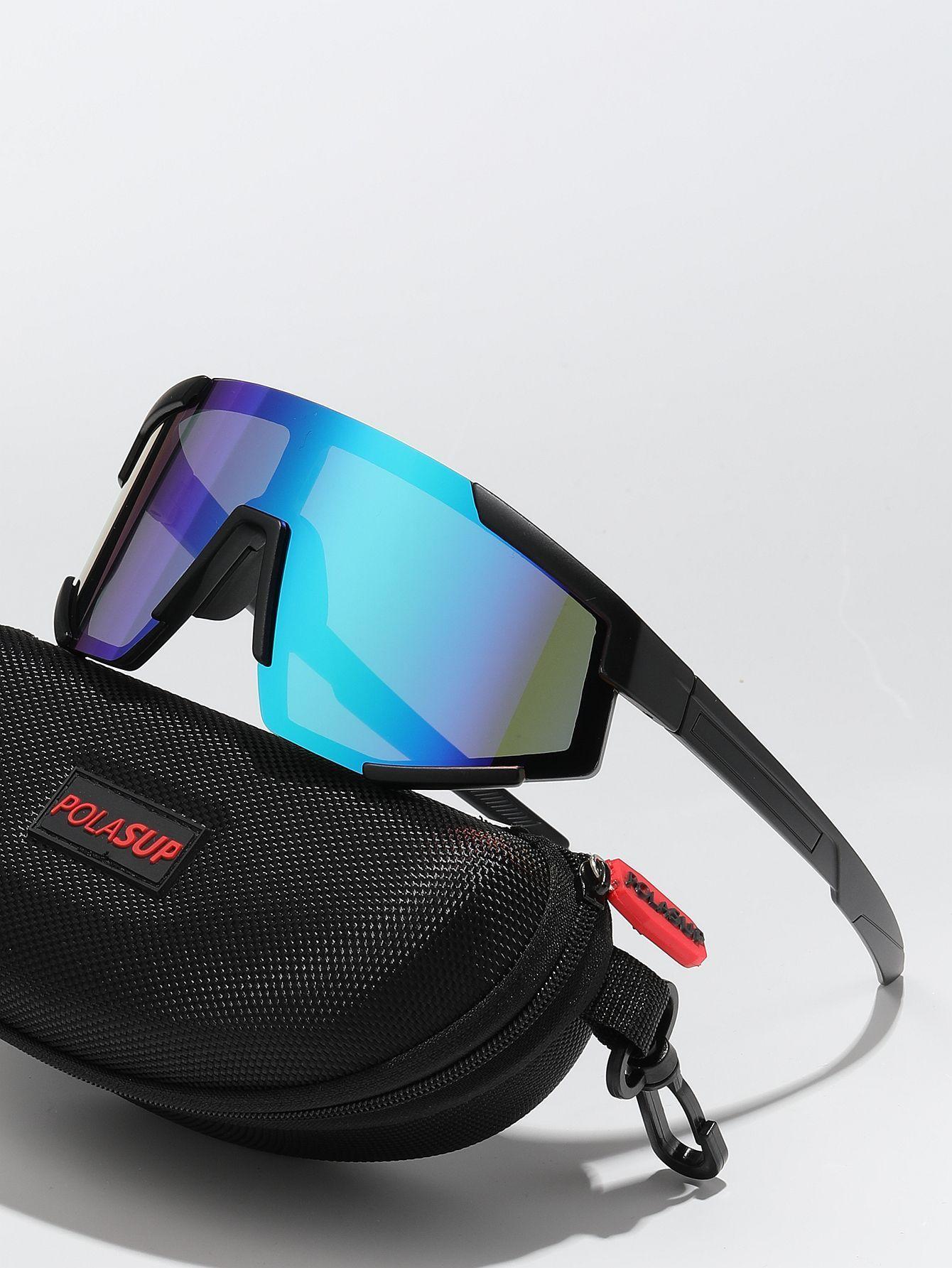 Polasup ciclismo Lentes sol mujer pesca y hombre correr unisex-0