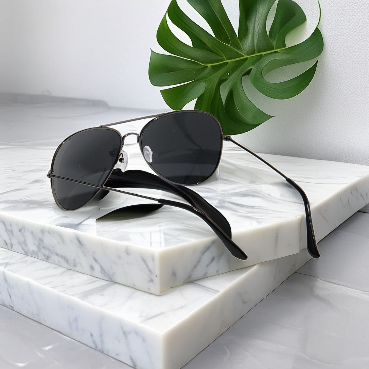 POLASUP Lentes Gafas de sol cl sicas estilo retro de motocicleta y aviador-2
