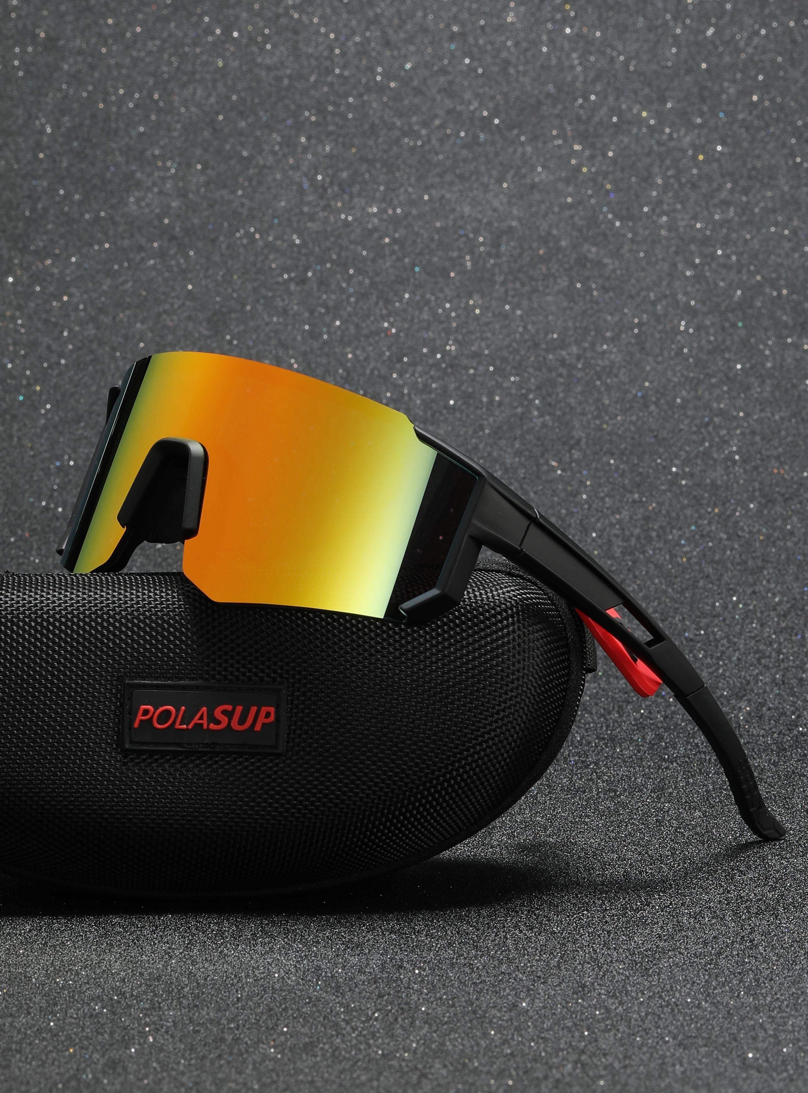 Polasup Lentes de sol UV400 proteccion deportivas correr marathon-4
