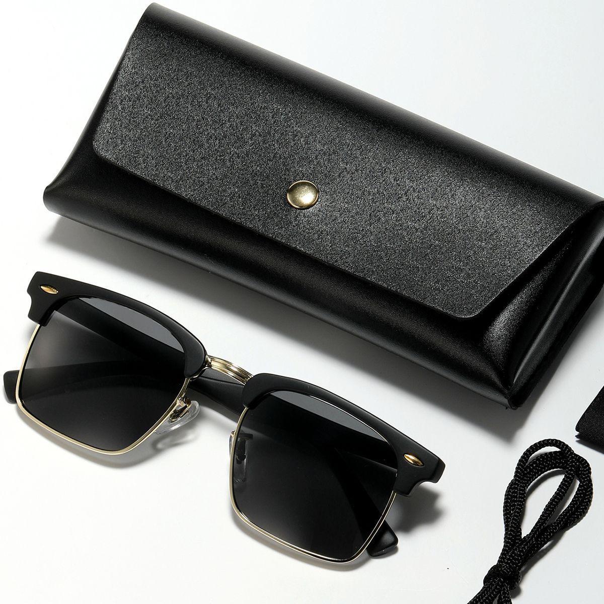 Polasup mujer gafas lentes de sol  clasicas retro y modernas hombre lentes-4