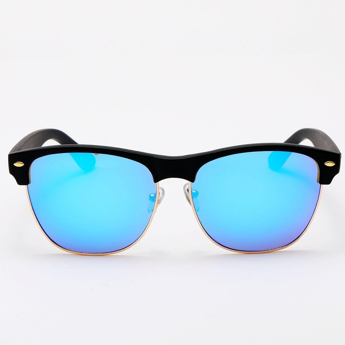 POLASUP LENTES Gafas de sol polarizadas cl sicas elegantes y casuales de media montura de metal-2