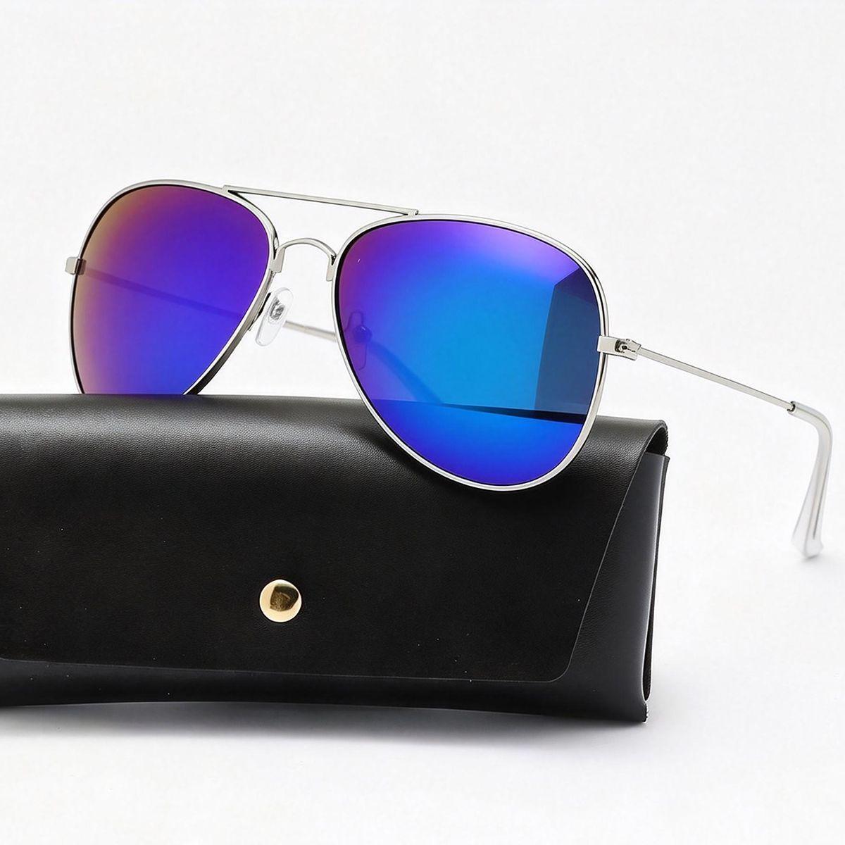 POLASUP Gafas de sol cl sicas retro de motociclista y aviador con estilo chapadas en oro 3026 C4-0