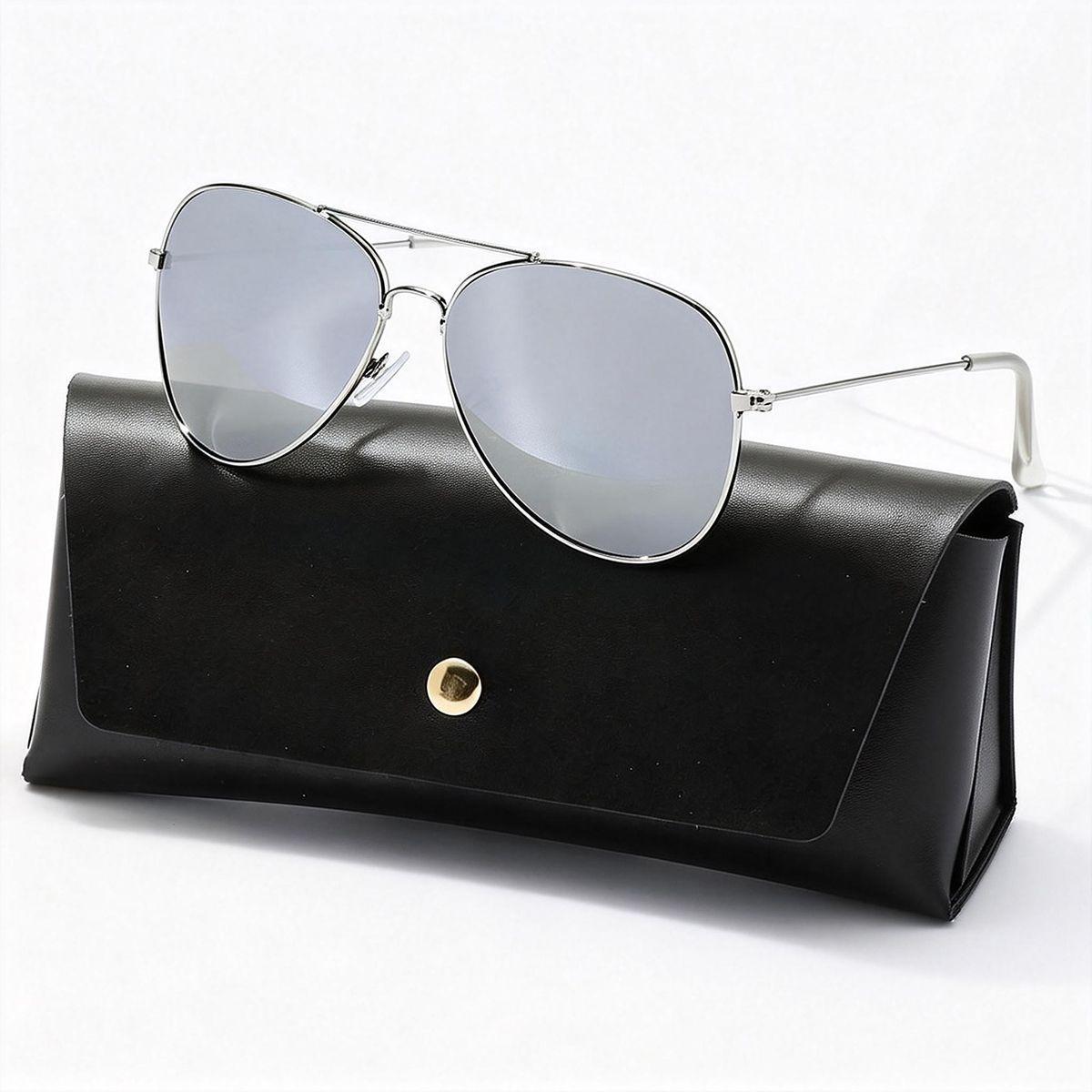POLASUP Gafas de sol cl sicas retro de motociclista y aviador con estilo chapadas en oro 3026 C4-0