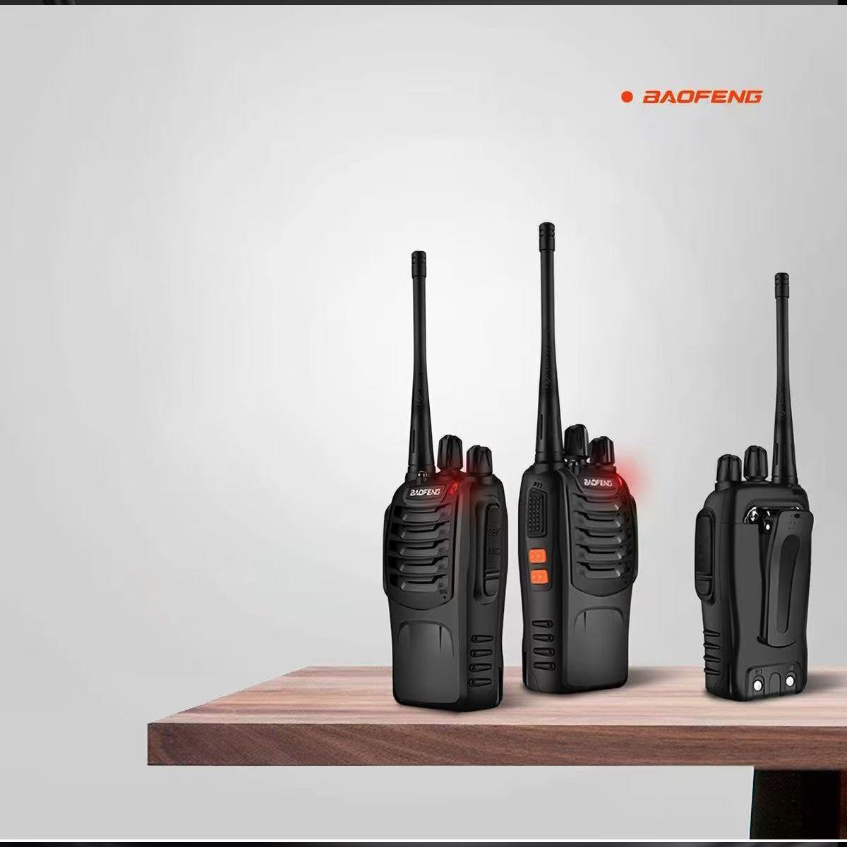Pack 2 Walkie Talkie Radios Transmisor UHF Manos Libres 5W 16 Canales-6