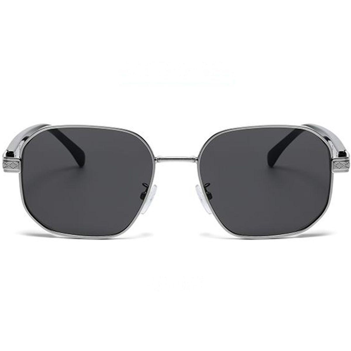 POLASUP metal lentes Gafas de sol con varilla de estilo retro unisex UV400-3