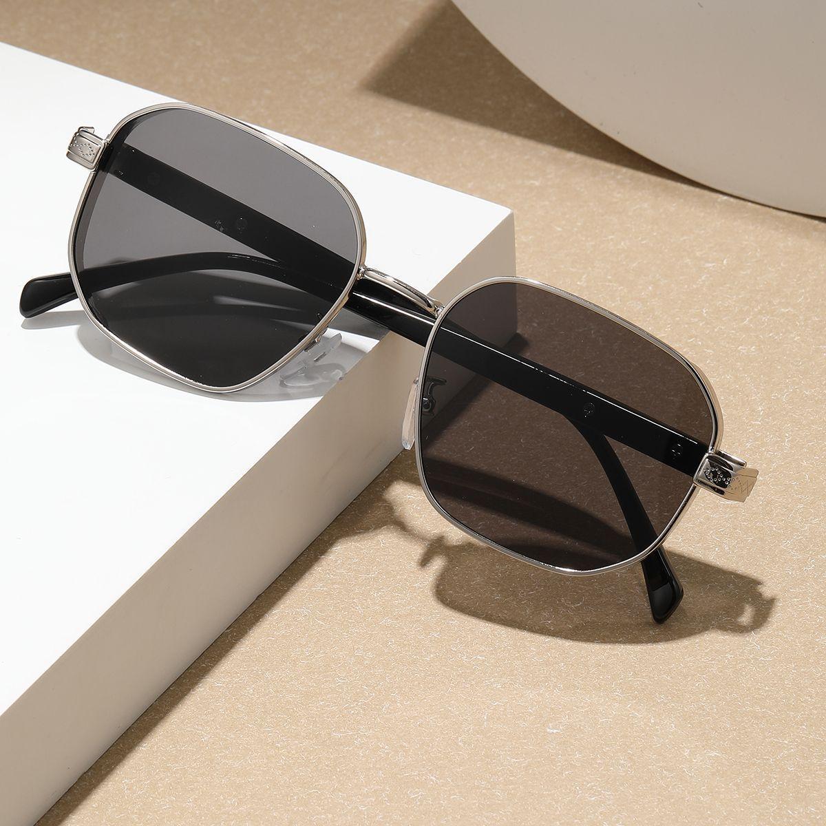 POLASUP metal lentes Gafas de sol con varilla de estilo retro unisex UV400-5