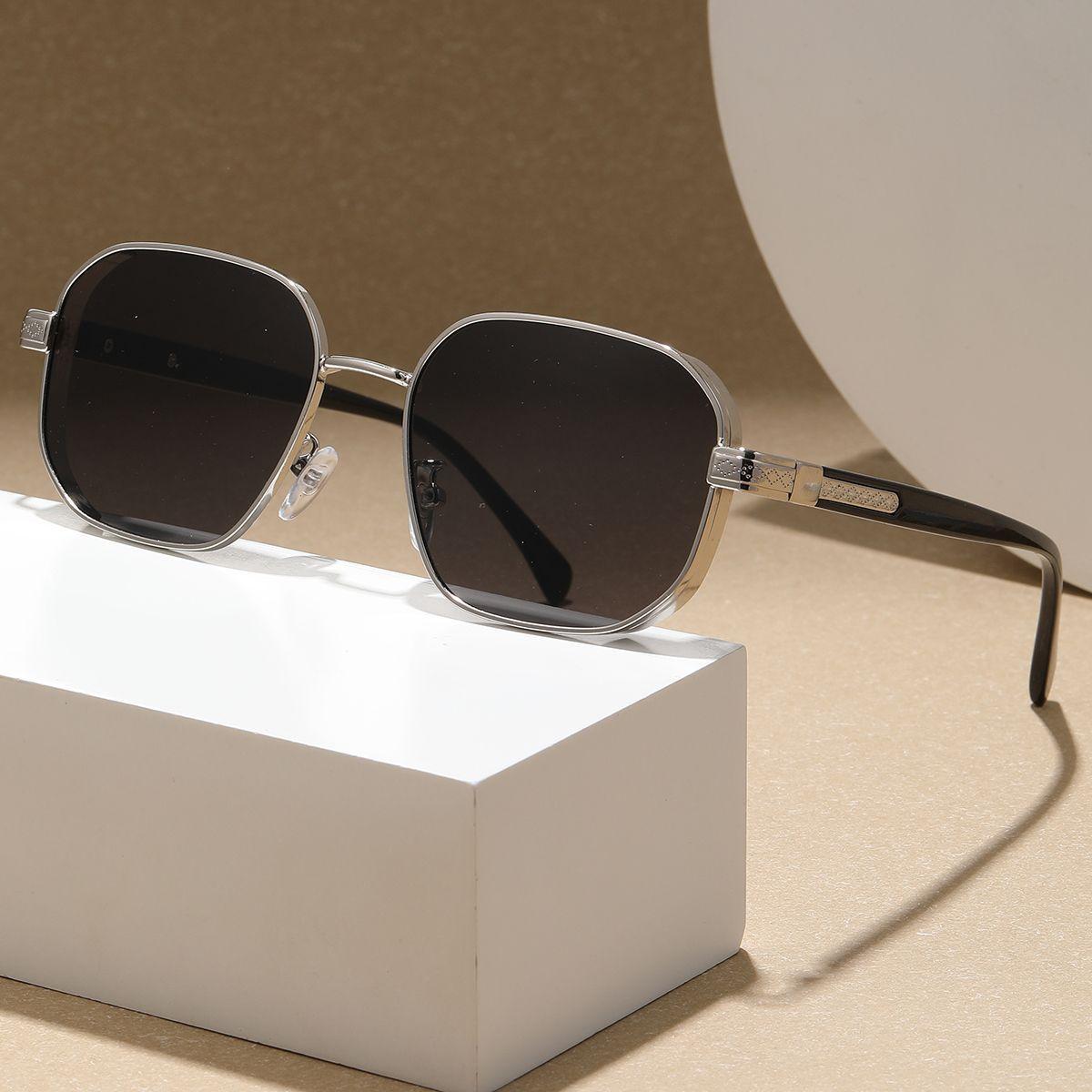 POLASUP metal lentes Gafas de sol con varilla de estilo retro unisex UV400-6