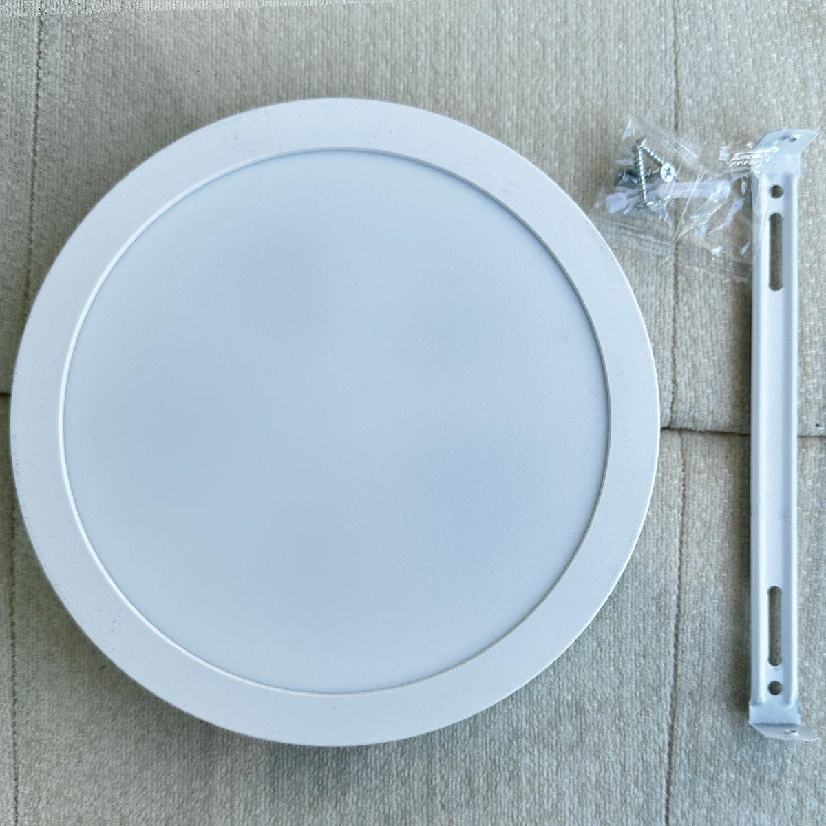 5 Pcs Panel Led Redondo 18w Sobrepuesto Luz Neutra 6500k Apartamento Hotel Villa Escuela-9