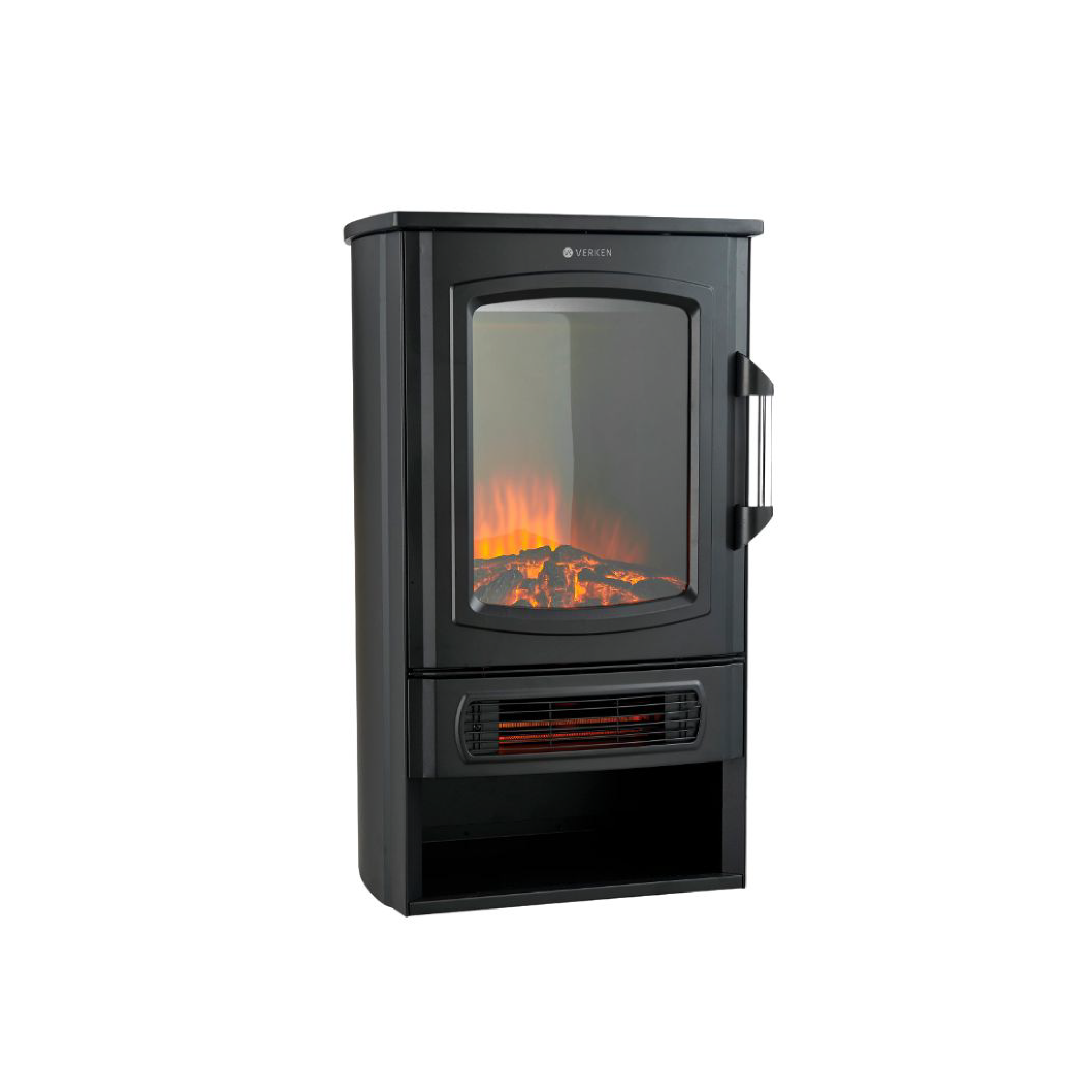 Calefactor Chimenea Eléctrica Magma Llama LED - Verken-0