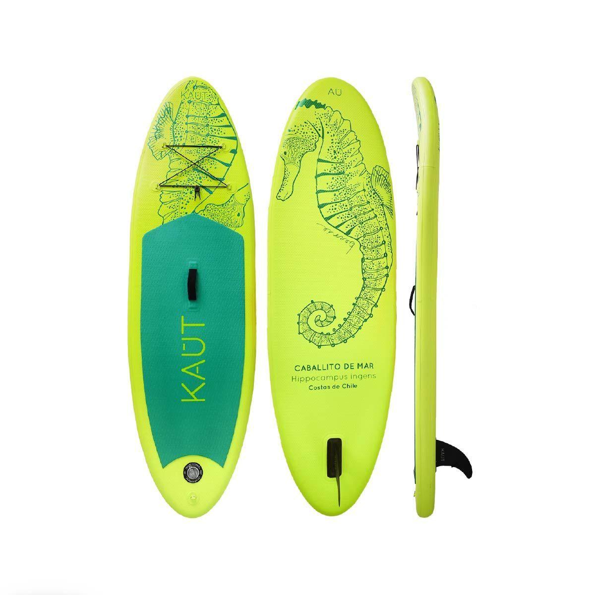 Stand Up Paddle sup Kaut Inflable Capa Reforzada Kids 8 Verde Lima-5
