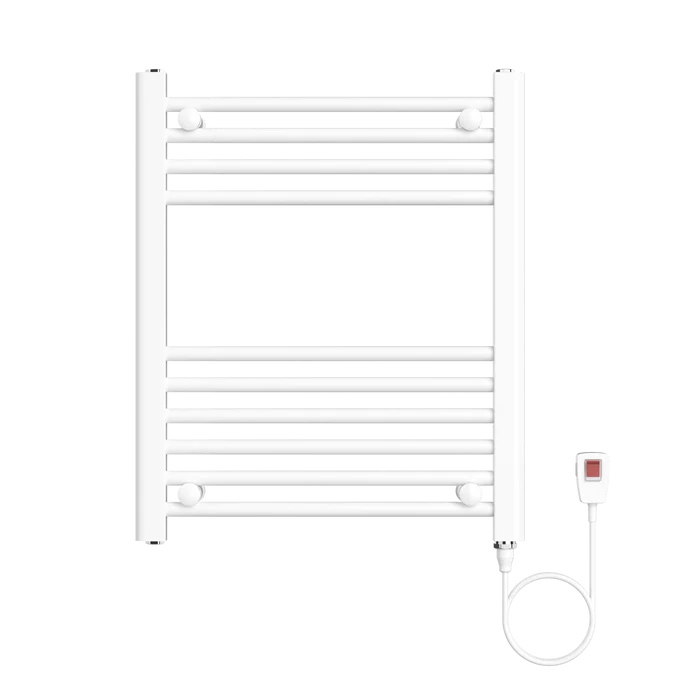 Secador de Toallas Electrico para Bano 200W Mural 60x50 cm Lipari Blanco-5