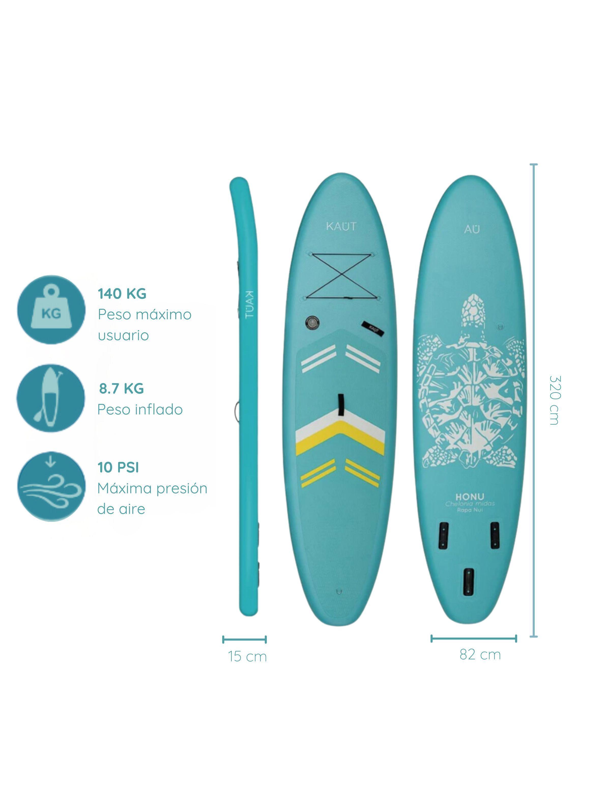 Stand Up Paddle Inflable SUP 10´ 6 - Kaut Triple Quilla-1