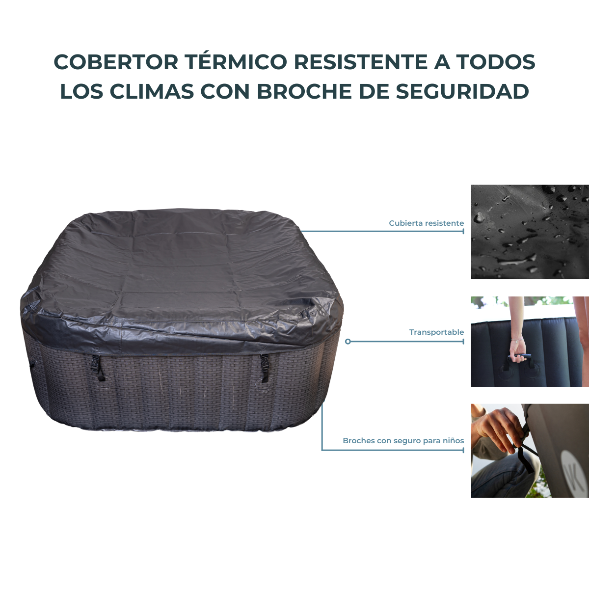 Jacuzzi - Hot Tub - SPA Inflable Malmo / 6 personas-6