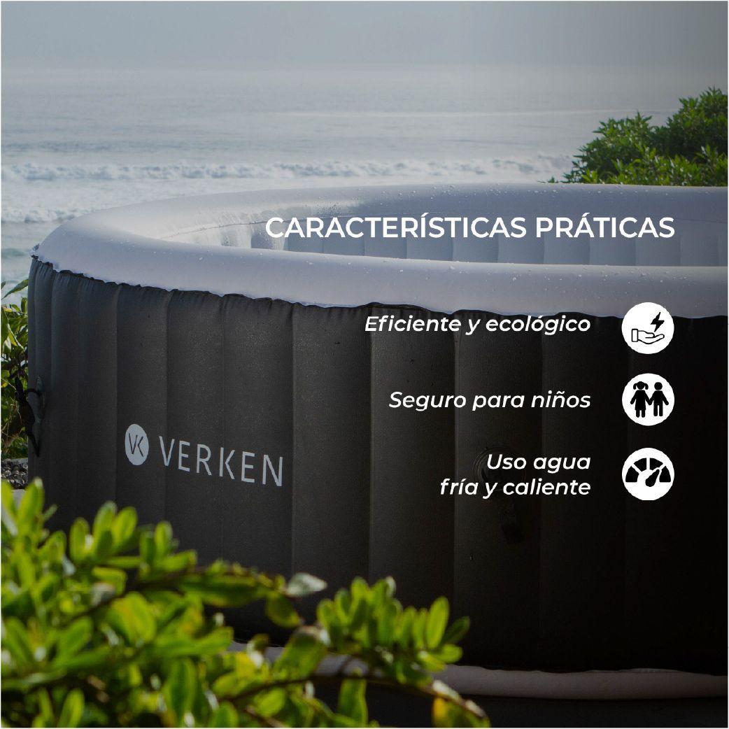 Jacuzzi - Hot Tub - SPA Inflable Malmo / 6 personas-2
