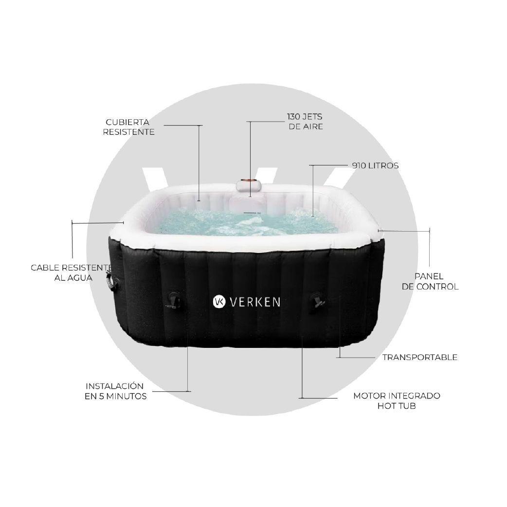 Jacuzzi - Hot Tub - SPA Inflable Malmo / 6 personas-4