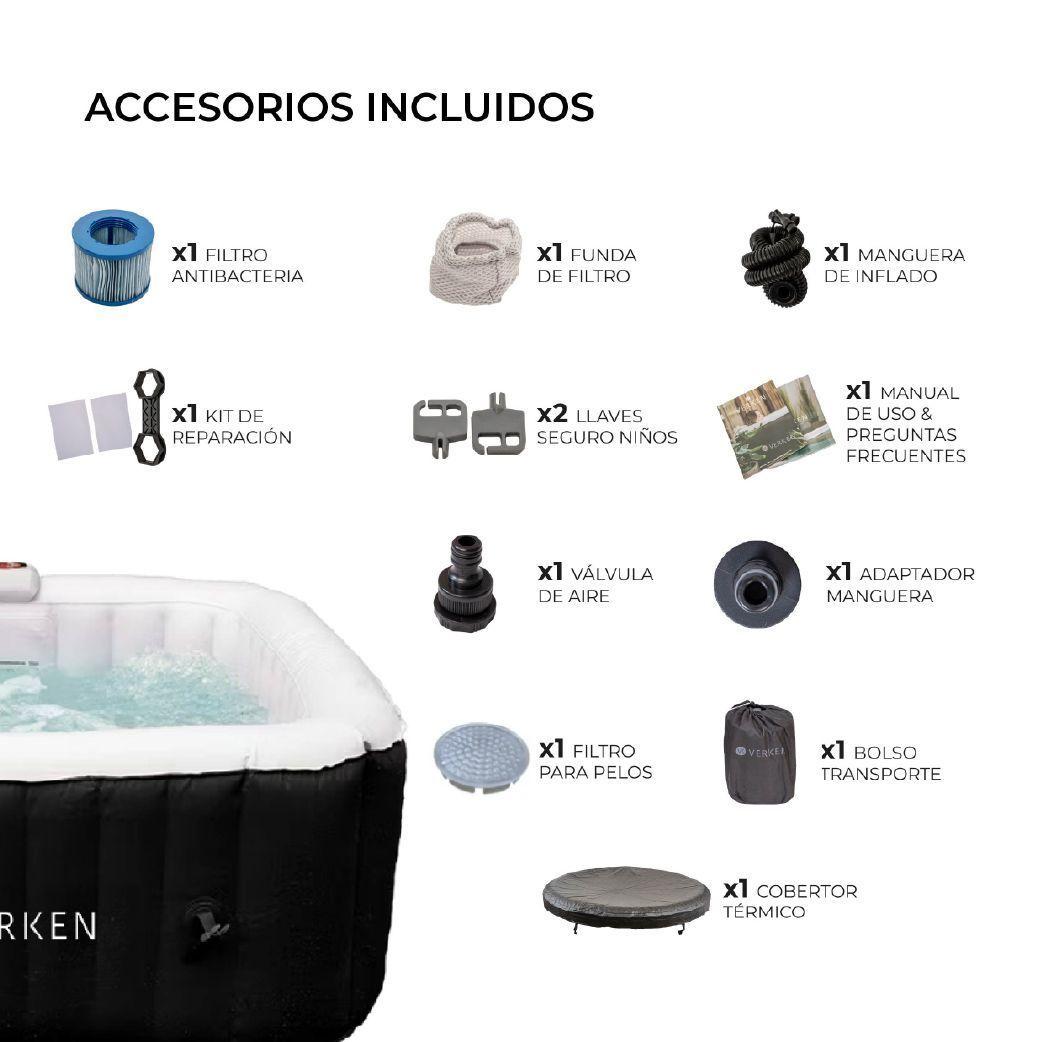 Jacuzzi - Hot Tub - SPA Inflable Malmo / 6 personas-5