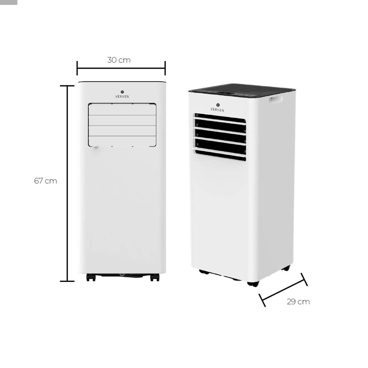 Aire Acondicionado Port til 4 en 1 12 000 BTU Fr o Calor Lech Kit Ventana Corrediza 1 80 mt-4