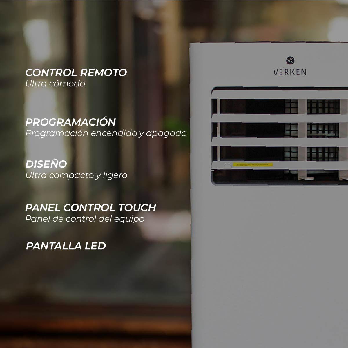 Aire Acondicionado Port til 4 en 1 12 000 BTU Fr o Calor Lech Kit Ventana Corrediza 1 80 mt-6