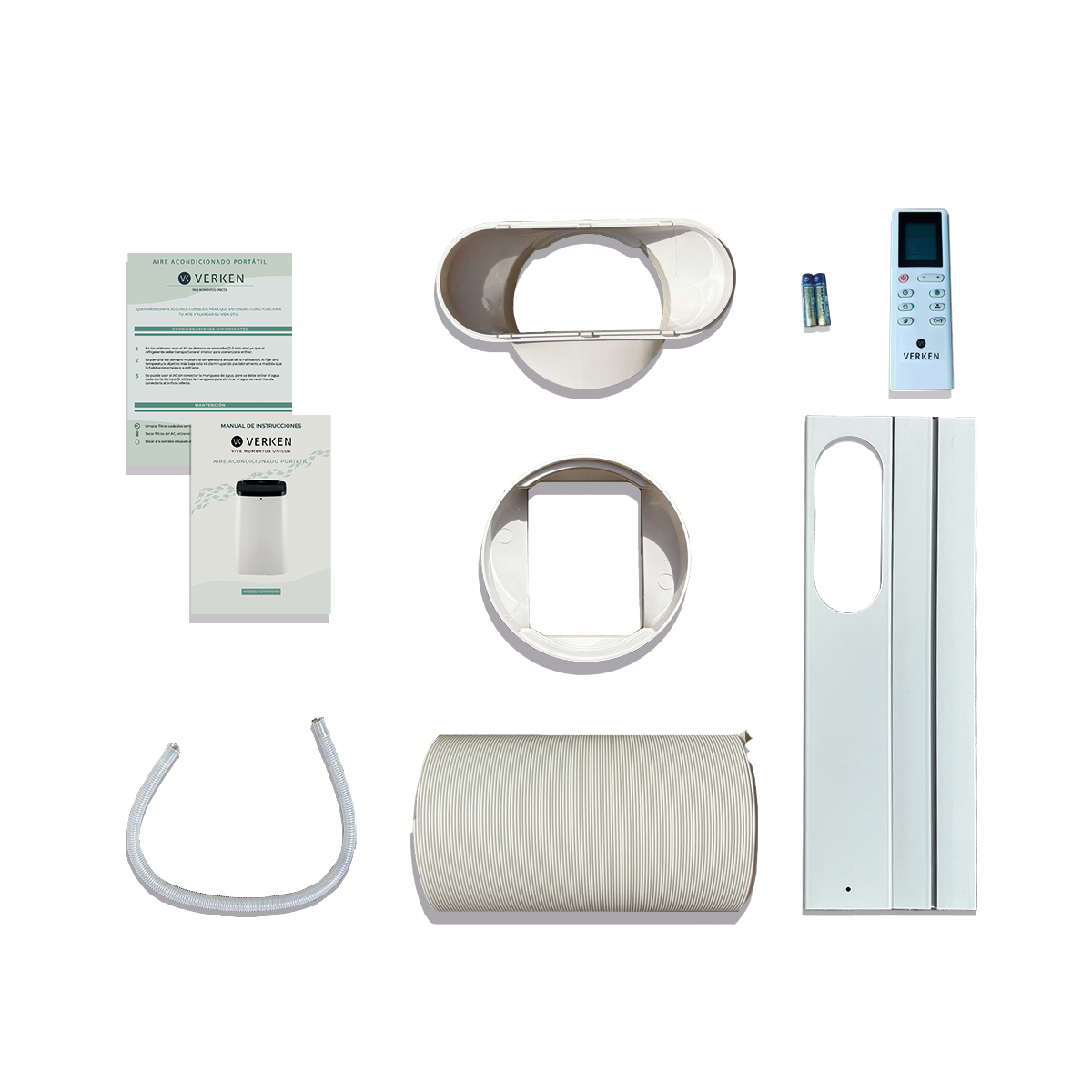 Aire Acondicionado Portátil Calefactor 4 en 1 - 12.000 BTU Frio / Calor Wifi Chamonix Verken-4