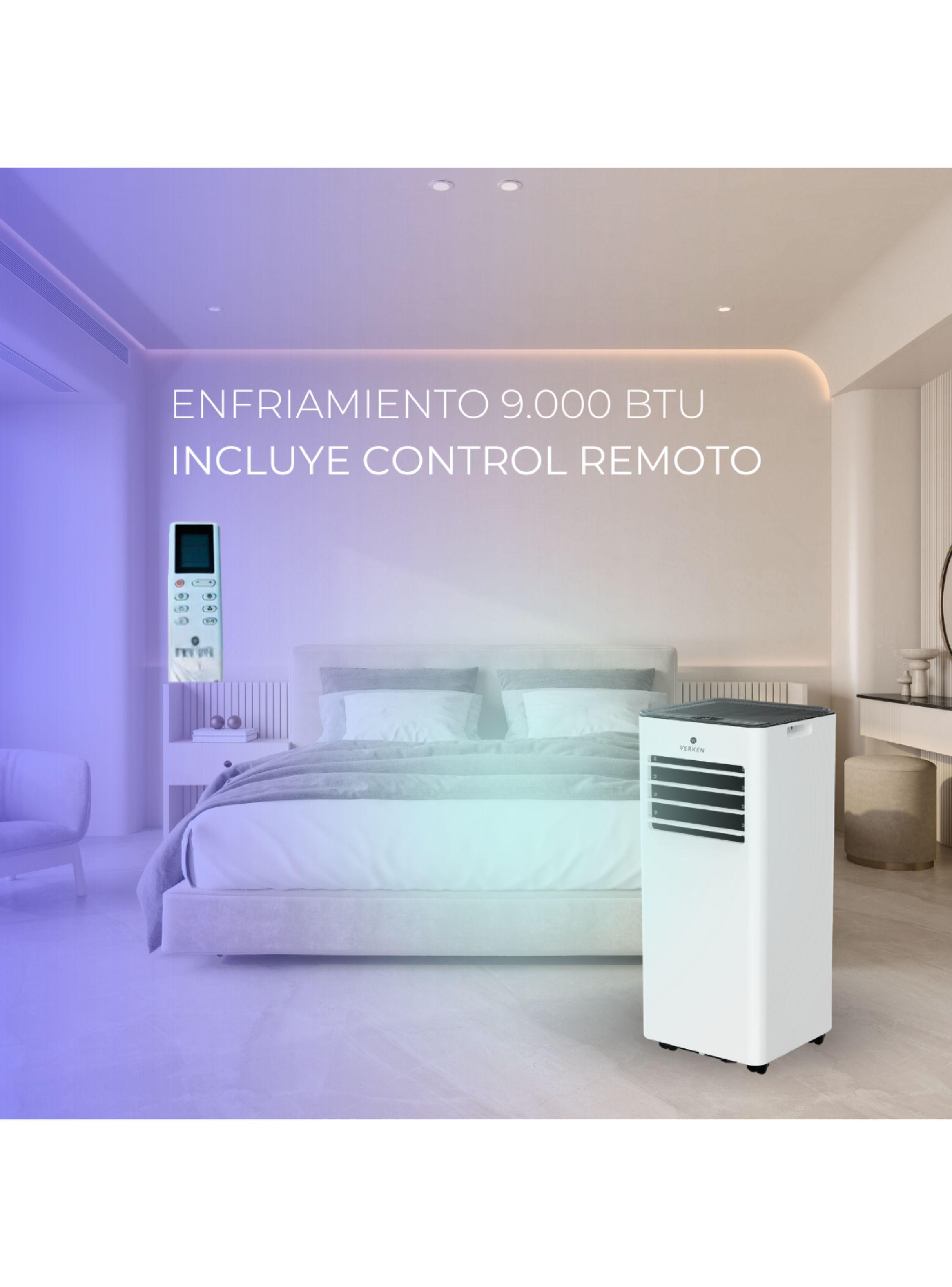 Aire Acondicionado Portátil Calefactor 4 en 1 - 9.000 BTU Frio / Calor Zermatt Verken-4
